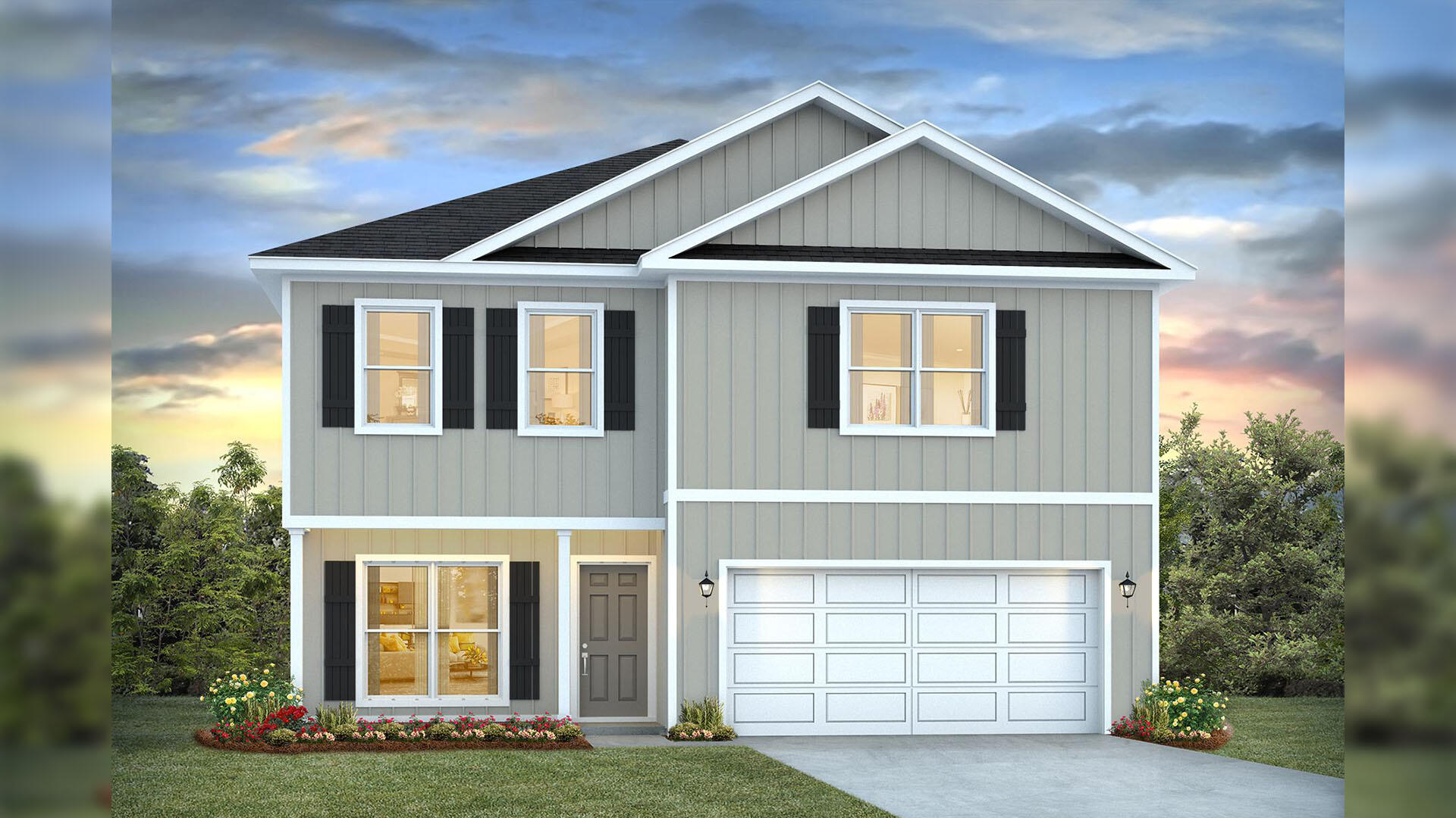 Welcome to 194 Dockside Road, a new home at Magnolia at the Bluffs in Freeport Florida. This is a two-story home to be built. Approaching this home, you will notice the covered front porch offering a space for outdoor seating. Enter this home to a bright entry with large flex space just off the foyer. This room is perfect for a formal dining room or study. Continuing through the hall you will find a half bath on the main level just as you enter the great room.

The main level features a grand living space that is open to the kitchen with center island, plenty of counter space with upper and lower cabinetry and a spacious corner pantry for storage. There is a back patio just off the living area that has space for dining al fresco.