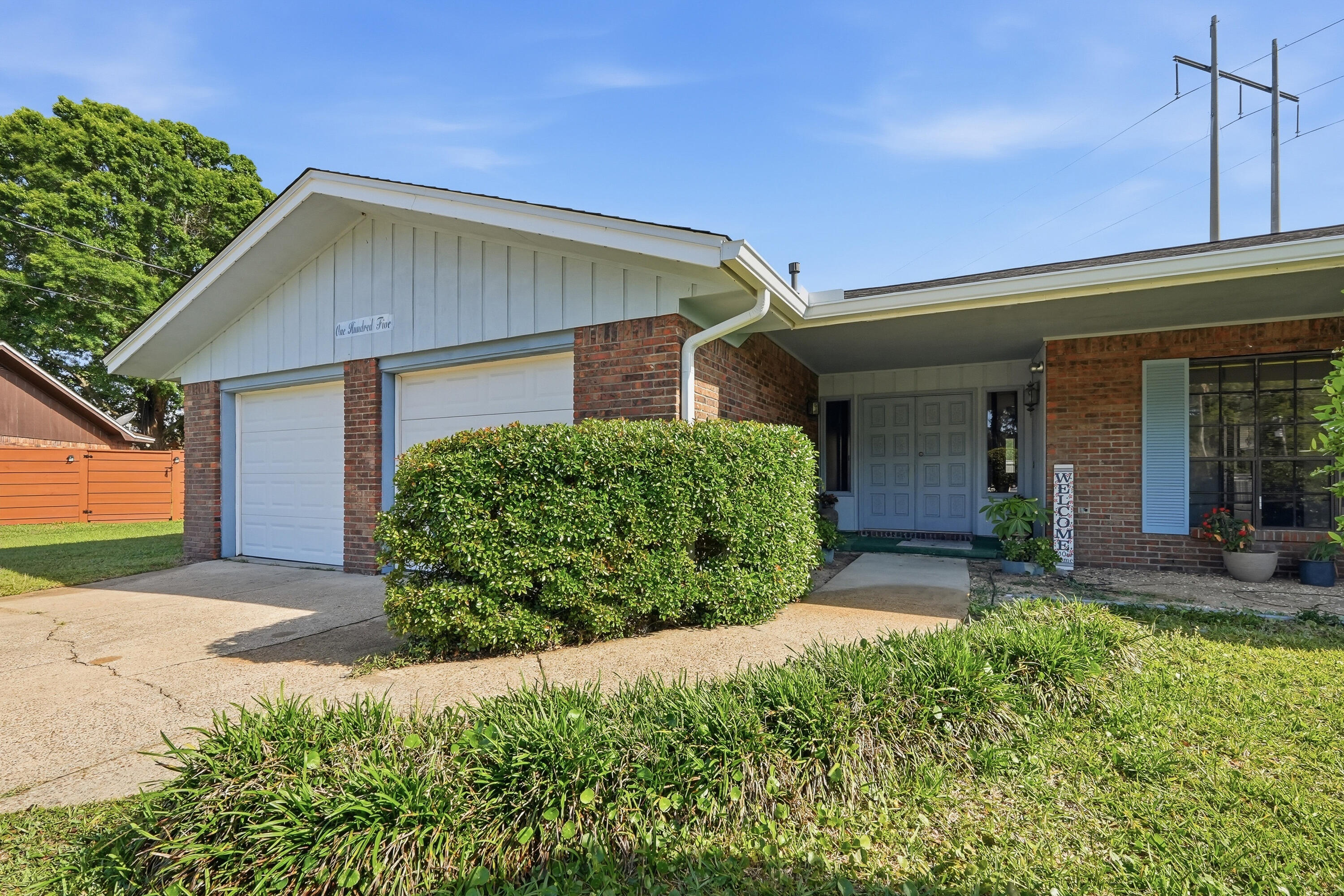 Welcome to Fort Walton Beach living, just minutes from the sugar-white sands of the Emerald Coast. This well-maintained home has been cared for by the same owners for over 50 years, offering a solid foundation and comfortable layout. Inside, stainless steel appliances and a cathedral ceiling in the main living area create a bright, open feel that lives larger than expected. A bonus sitting room off the primary bedroom adds flexible space, and the main bath offers room to make it your own. The garage includes extra space for storage, hobbies, or projects. The oversized yard offers plenty of room to enjoy, with existing utility placement to consider for future fencing plans. Convenient to Hurlburt Field and Eglin Air Force Base. 2025 roof, HVAC, and tankless gas water heater. See it now!