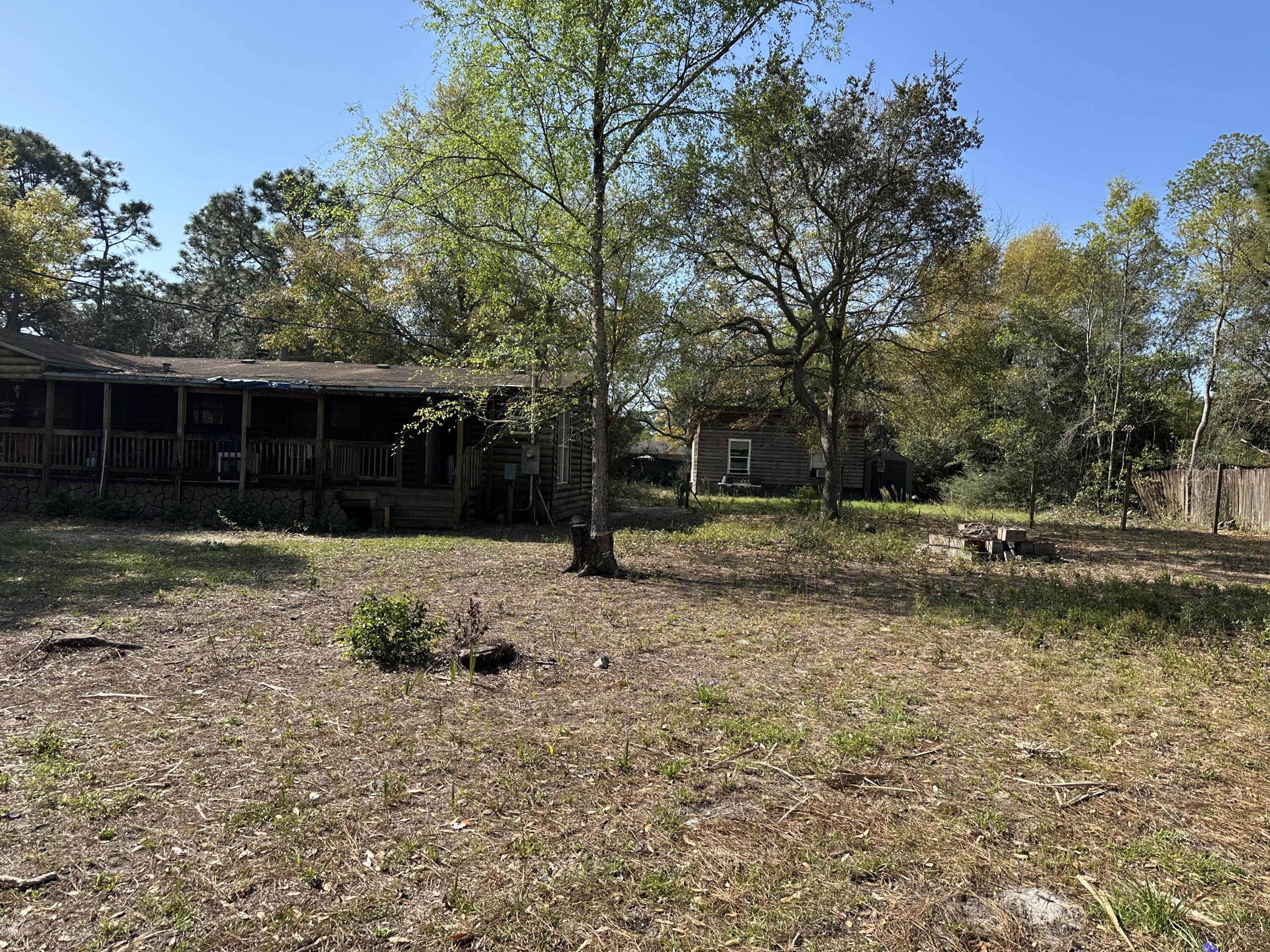 ALMOST AN ENTIRE ACRE!  Great opportunity with plenty of potential! This property includes a mobile home currently on site that is being given no value, offering a blank slate for your plans. Also located on the property is a 24' x 22' detached building that could be finished out as a guest house, studio, workshop, or additional living space.
The property is filled with an abundance of beautiful plants and mature trees, creating a peaceful and established setting. 
Whether you're looking for an investment opportunity or a place to create your own private retreat, this property offers space, character.