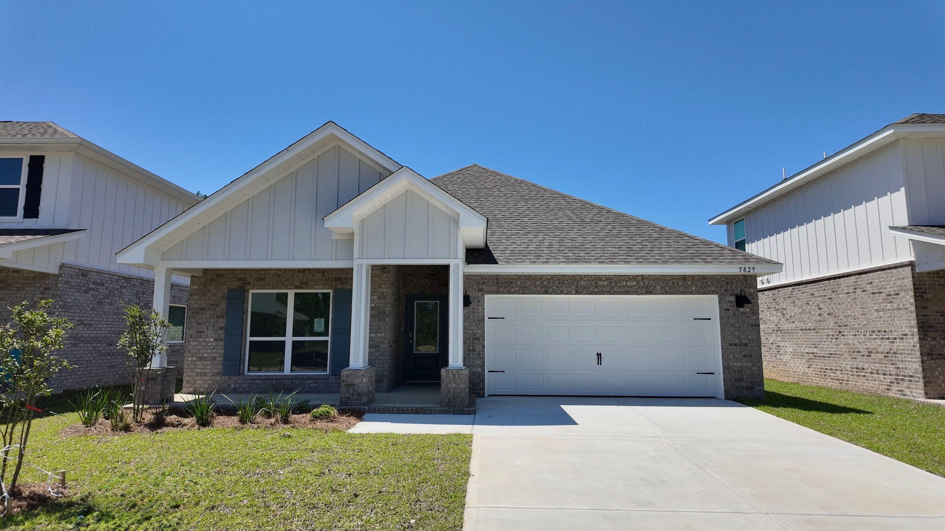 Welcome to Deer Ridge Crossing in Gulf Breeze, FL! The charming Rhett, one of our most popular & highly desirable Open Designs. 4 beds, 2 baths, covered patio & a 2-car garage. The Smart Home Connect System includes several Smart Home convenient devices. BEAUTIFUL, well-designed kitchen offers gorgeous Quartz countertops, relaxed living with a lg. island bar, quiet dishwasher, all stainless appliances, pantry, & spacious dining area. Bedroom 1 & adjoining bath feature a walk-in closet, Quartz double sink vanity, tub AND separate shower. Striking wood-look flooring throughout & Friese carpet in the bedrooms. Upscale home with great curb appeal. Convenient location. Must see!