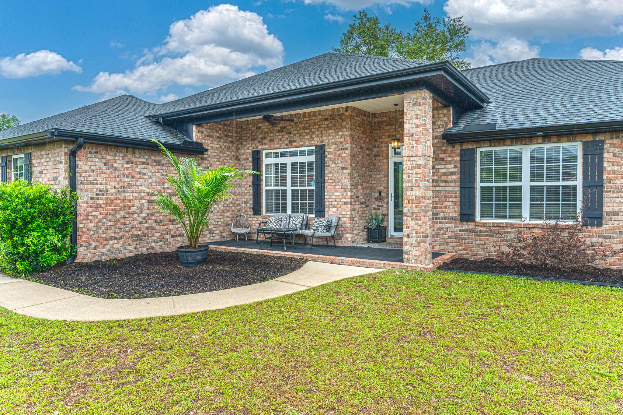 Welcome Home! This well maintained home offers 3 bedrooms + formal dining + optional 4th bedroom/office and sits on a spacious, FLAT, half acre corner lot. All major systems have been updated to provide additional peace of mind - roof (2022), HVAC (Mar 2026), and water heater (Mar 2026)- savings on homeowners insurance as well with these newer systems. Soaring vaulted ceilings create an open and airy feel upon entrance. Split bedroom floor plan also provides a formal dining and a flex space that could serve many purposes. Spacious kitchen offers abundant countertop and cabinets, with appliances being approximately 2 years old. Throughout you will find updated light and plumbing fixtures, as well as fans & barn doors. Massive flat backyard with spacious deck and above ground pool (upgraded sand filter 2025). Side entry garage with extended concrete provides ample parking and offers double gate entry to backyard. Corner lot with freshly updated garden beds and plants. This property is super convenient to area bases and all the amenities of Crestview. 45 minutes to the beaches of the Emerald Coast. Schedule your showing today!