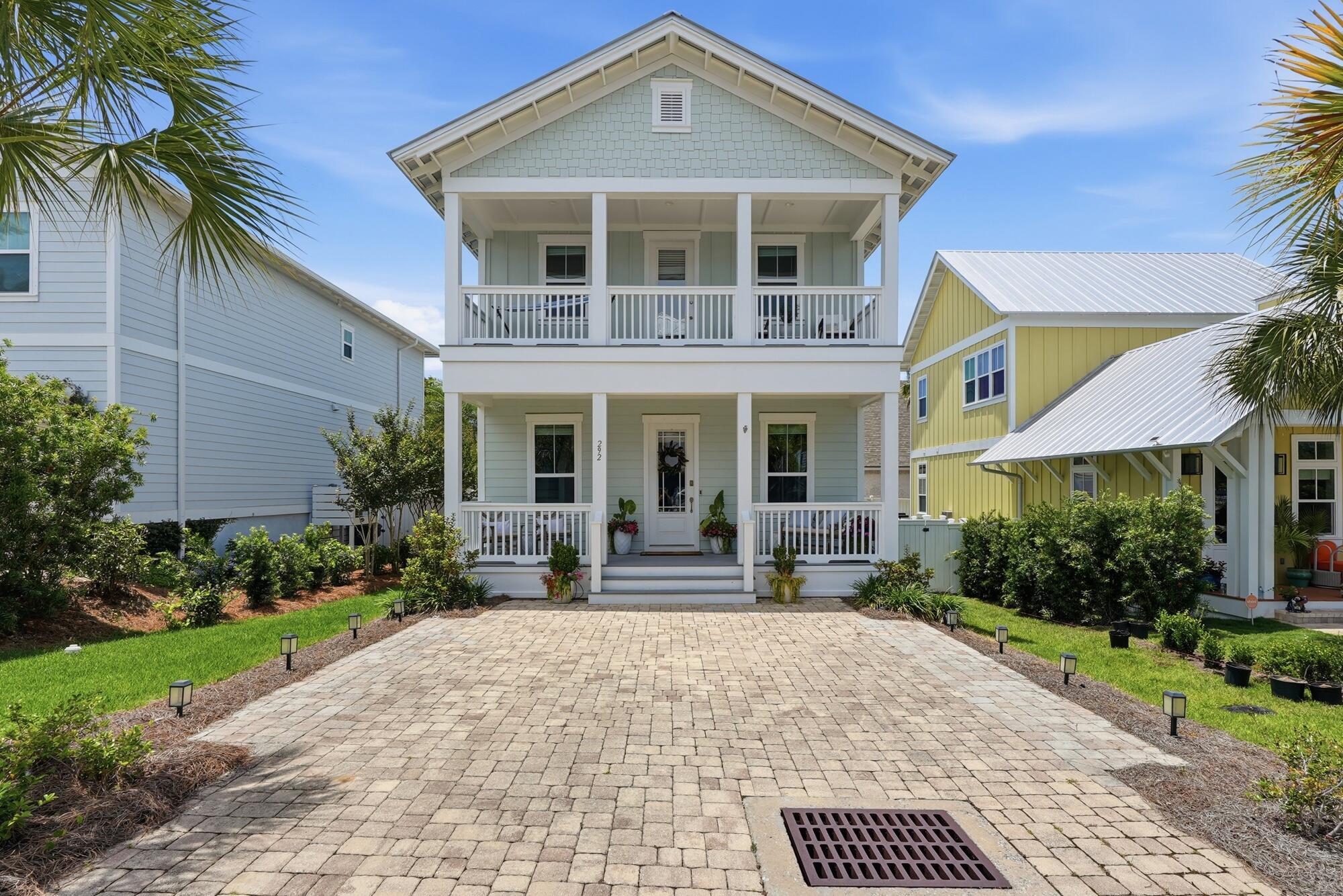 Discover this beautifully maintained single-family, never rented home in the desirable Grande Point community of Inlet Beach. Built in 2019, this inviting 3-bedroom, 2 1/2 bathroom residence offers approximately 2,000 square feet of comfortable living space on a generous lot, making it ideal for relaxed coastal living or effortless vacation rentals. The home comes fully furnished with stylish coastal décor, allowing you to move in immediately or begin generating income right away. A golf cart is also included, providing convenient and enjoyable transportation around the neighborhood and to nearby destinations.
Residents enjoy access to the community's sparkling pool, along with a private dock on scenic Lake Powell that is perfect for fishing, kayaking, or watching peaceful sunsets. Additional community amenities include nature trails and a lakeside pavilion, creating a welcoming environment for both relaxation and gatherings.
Nestled in a serene, wooded setting that borders Camp Helen State Park, the property remains just minutes from the best of the Emerald Coast. You can easily reach pristine beach accesses with their signature powdery white sand and emerald waters. The home is also conveniently close to the iconic Scenic Highway 30A, with its vibrant shops, restaurants, and events, as well as nearby 30 Avenue.