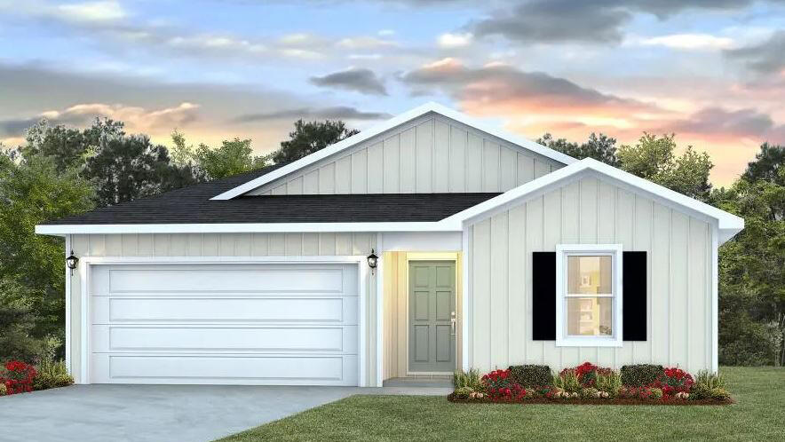 NOW SELLING! Welcome to Rosemary Sound in Gulf Breeze, FL. The stunning Jubilee Plan! With over 2,050 square feet, this beautiful single- story home offers 3-bedrooms with 2-bathrooms, a 2-car garage, and a seamless open layout. Stunning Quartz countertops in kitchen and baths, all stainless-steel appliances, gorgeous EVP wood look flooring & plush carpet in the bedrooms. The Smart Home Connect System includes several Smart Home convenient devices. Upscale home with great curb appeal.