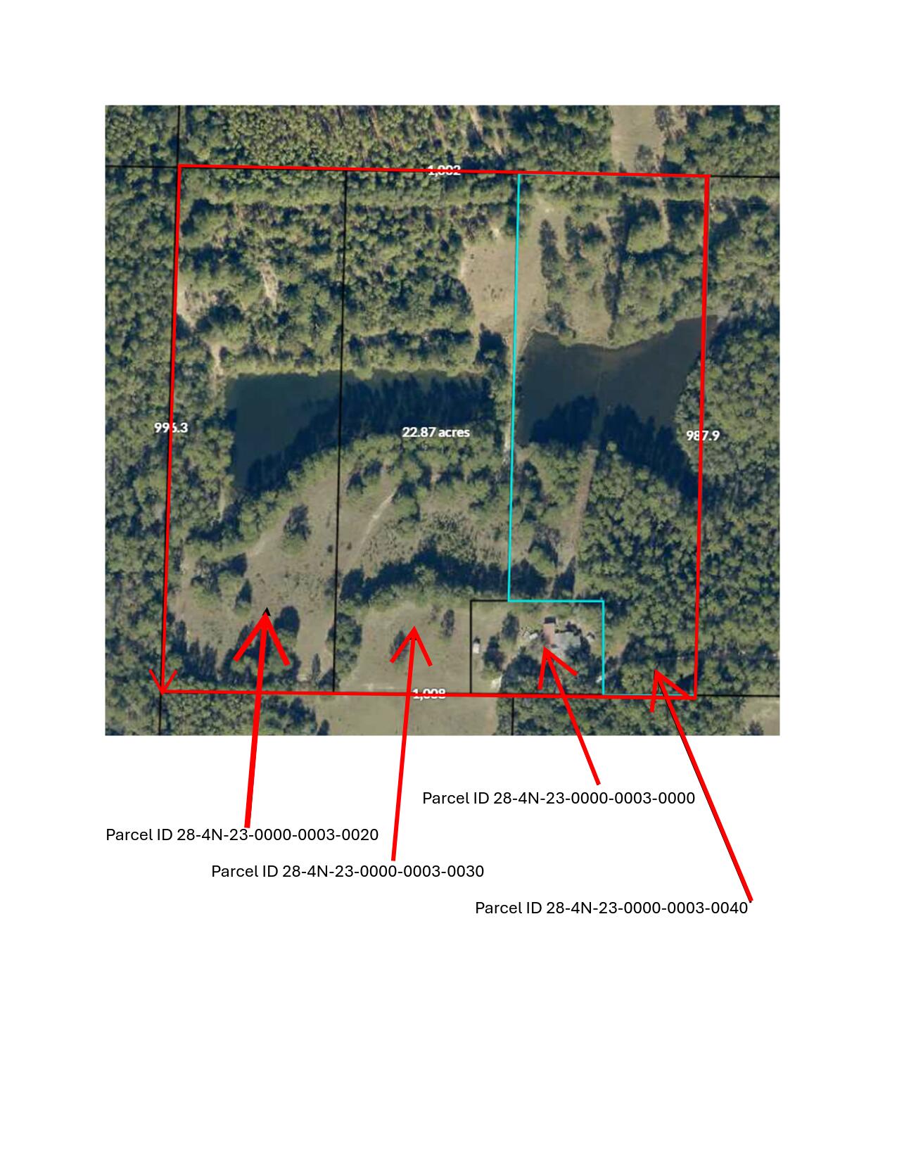 Just 5 miles North of town, approximately 22 acres with a couple of ponds~ This is made up of 4 parcels being sold together~ Off of a paved road with privacy and peace and quiet~ There is a house that was built in 1960 that needs a complete rehab~ It has 3 bedrooms, 2 Florida Rooms, Fireplace in the living room. Large kitchen with breakfast room as well as a dining room~ The house is not habitable at this time~ 

This property would make a great estate for the whole family~ Ponds to fish in, room for gardening and hunting~

There is a large shop with room to park a tractor, lawn mowers and put away your tools~