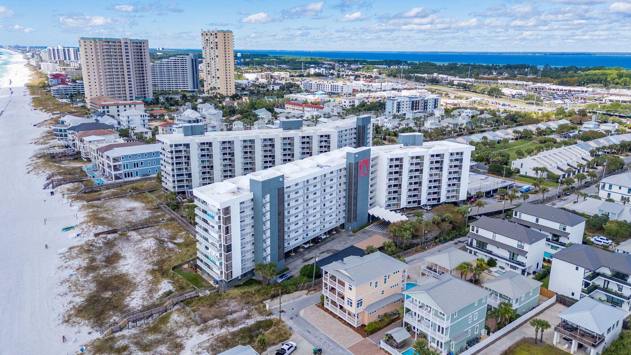 Welcome to Mainsail 342 — a beautifully furnished 3-bedroom, 3-bath condo in the heart of Miramar Beach! This turnkey, coastal retreat offers stunning Gulf and resort views, an open-concept layout, and a spacious balcony perfect for relaxing or entertaining. The gated Mainsail community features two pools, private beach access with seasonal chair service, fitness and tennis facilities, pickleball, and 24-hour security. Conveniently located within walking distance to shops, dining, and entertainment, this unit is ready to enjoy or rent immediately. Experience beachside living at its best — where every day feels like a vacation!