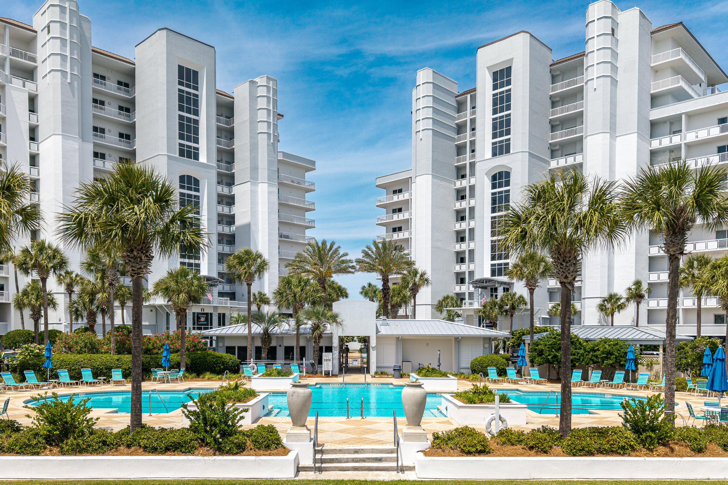 Experience the best of coastal living in this 2-bedroom, 2-bath west-facing condo on the harbor on Holiday Isle. Enjoy stunning sunsets and tranquil water views from your private retreat, perfectly positioned in a gated community just steps from the white sands and emerald waters of the Gulf. Inside, the open floor plan creates a bright and inviting space, complemented by updated appliances and comfortable living areas, ideal for relaxing or entertaining. Step out onto your private waterfront balcony--the perfect place to unwind and take in breathtaking sunset views over the harbor, offering a front-row seat to some of the most beautiful evenings on the Emerald Coast. Owners have one covered parking spot. There are two swimming pools, one is exclusive for owners, and a fitness center. The well-stocked kitchen boasts granite counters, stainless  LG appliances and a spacious breakfast bar, flowing to a roomy dining area, and spacious living area. The primary suite has a peek of the gulf, nice harbor views and features a walk-in closet, jetted tub and separate walk-in shower. The guest bedroom has a full ensuite bath. There is also a locked outside storage area near the entrance door. The exterior of the condo building has been recently painted, adding to it's fresh, well-maintained appeal. Located just minutes from all of the harbor's dining, entertainment, and water activities, this condo offers both convenience and an unbeatable lifestyle.  Whether you're seeking a short-term rental investment, a second home, or a full-time residence, this exceptional property checks every box.