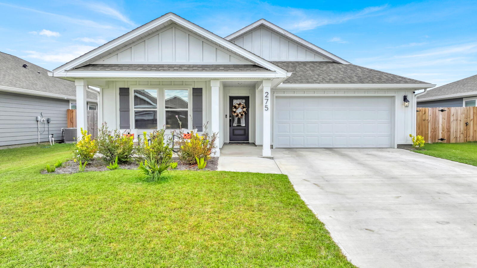 This 5-bedroom, 3-bath Lakeside floor plan was built in 2024 and still feels like new. Priced below recent sales of the same floor plan, it presents an incredible opportunity for buyers. Park Place will not be building any more of this 5-bedroom Lakeside plan.

The home offers durable Hardie Board siding, unlike many of the newer homes in the neighborhood that feature vinyl siding, along with a long list of upgrades throughout.

Inside, the layout offers both space and functionality. Two bedrooms and a full bath are located at the front of the home, with two additional bedrooms situated off the center hallway. The primary suite is privately tucked at the rear and features luxury vinyl plank flooring to match the rest of the home, double vanities, a large tiled shower, and an oversized custom closet.

The kitchen is finished with beautiful white shaker cabinets, quartz countertops, and newer stainless steel appliances. Throughout the home, all bedrooms have upgraded lighting, replacing the standard builder-grade fixtures for a more polished feel.

Residents of Park Place enjoy sidewalk-lined streets, a community pool, playground, and BBQ area, creating a welcoming neighborhood atmosphere.