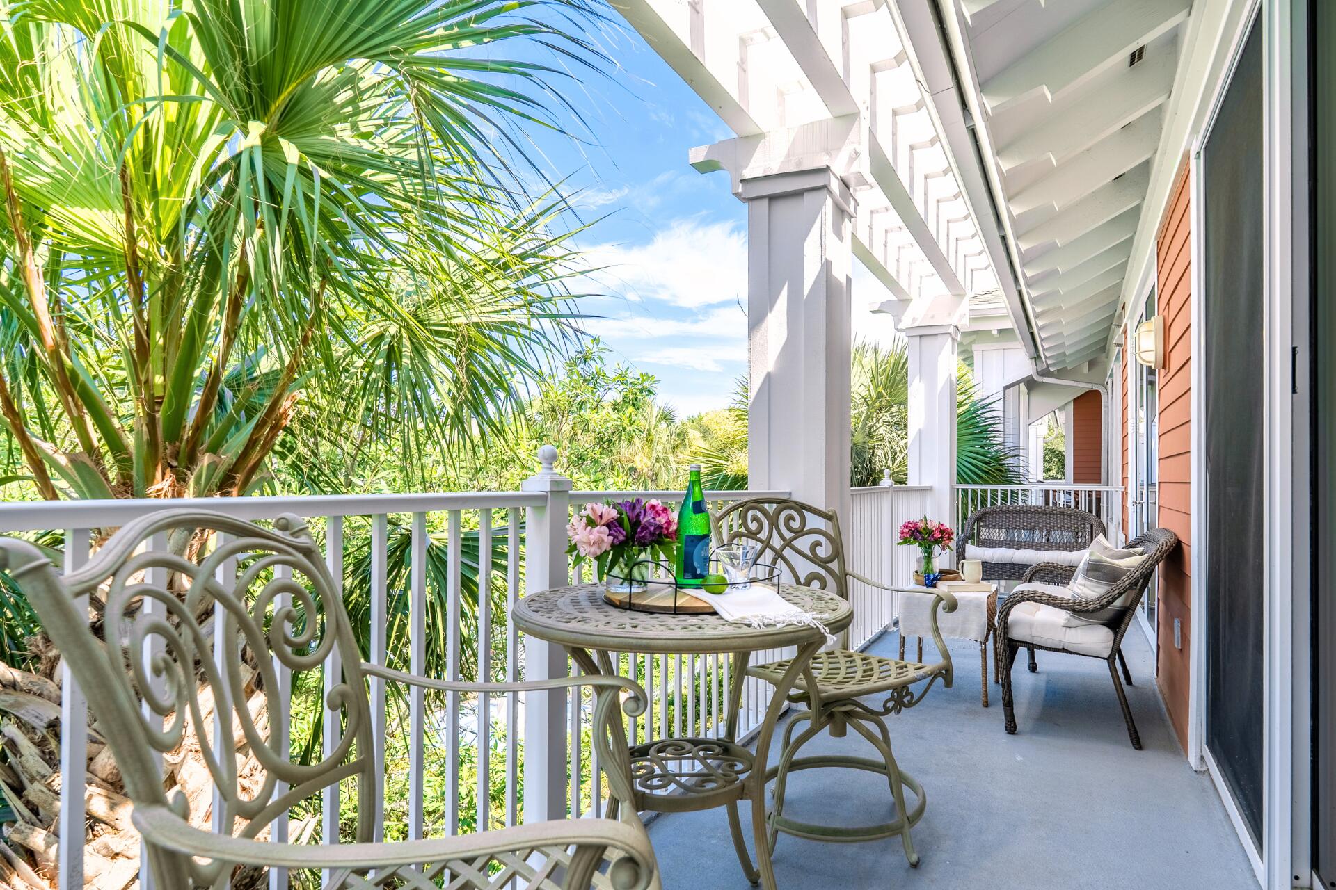 Top-Floor Baytowne Wharf at Sandestin Resort Condo | Short-Term Rental Ready | Renovated Kitchen | Gated Resort - Amenities Include Private Beach.

Welcome to your own private corner of Sandestin Resort - With effortless coastal living,  built-in entertainment, walkability, and income potential.

Located in the impeccable Market Street Inn building, this beautifully updated 2 BR 2 full bath condo offers the rare combination of escape, walkability, and strong short-term rental appeal. Positioned on the 5th (top) floor, you'll enjoy peaceful courtyard and resort-style pool views from a relaxing balcony sheltered by tropical palms. The free year-round resort tram stops just outside the buliding for added convenience.

Inside, the condo had a $25K upgrade in 2026 - fully renovated kitchen featuring quartz countertops, soft-close cabinets, new appliances, modern finishes, and a comfortable open flow. Wide plank white oak-hued luxury vinyl plank flooring runs throughout, combining durability with elevated style. Turnkey investment property- the condo is being offered furnished with some exceptions. 

Market Street Inn owners enjoy Sandestin Resort's private beach, + neighborhood amenities including a gated parking garage, elevators, fitness center, resort-style pool, and an additional detached storage locker - ideal for beach gear, bikes, or owner storage.

Beyond the privacy of the Inn, find the vibrant energy of Baytowne Wharf, Sandestin's pedestrian-only bayfront village. The village offers a marina,  waterfront dining, boutique shopping, nightlife, live music, festivals, fireworks, and year-round entertainment. Few properties on the Emerald Coast offer this level of convenience and calm in one walkable and bikeable location.

Sandestin Golf and Beach Resort is golf-cart friendly and provides access to an unmatched resort experience spanning 2,400 acres, including:
* 7.5 miles of sugar-white sand beaches and bayfront access
* 4 championship golf courses
* 15 tennis courts with instruction programs
* 19 swimming pools
* Full-service marina
* Nature trails and Jolee Island
* Miles of biking and walking paths
* Golf cart-friendly roads
* Watersports, boating, fishing, sailing, and sunset cruises
* Fitness center, spa, shopping, dining, and entertainment
* Free year-round beach/resort Tram service

Due to a high volume of guest stays this summer season, touring appointments are limited. We welcome you to view the residence between guest check-outs and check-ins. Please reach out today to inquire about this week's availability.
