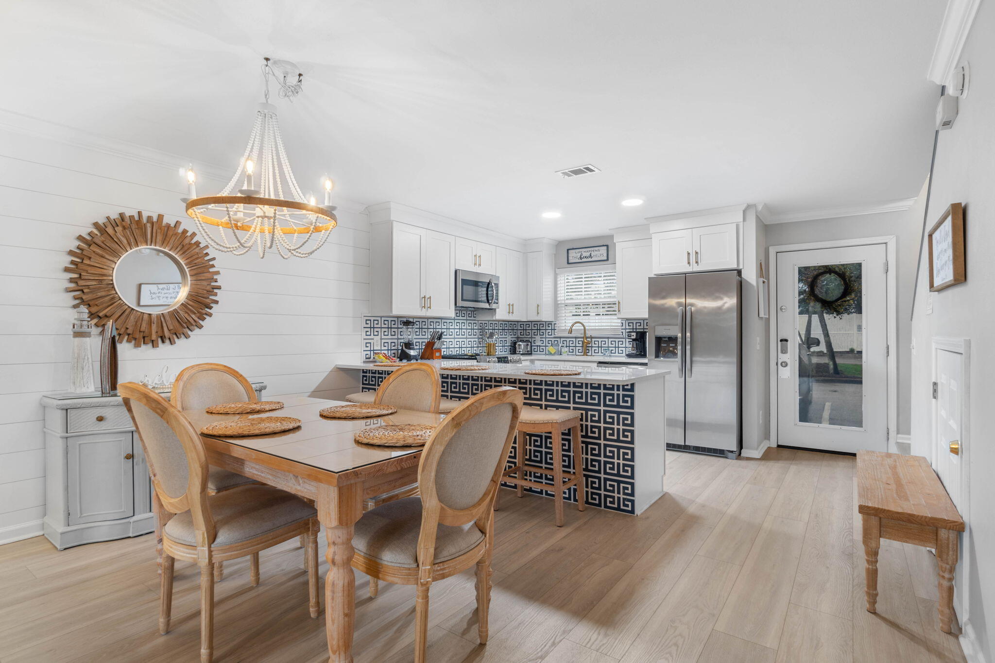 Flip-flops, salt air, and sunshine--welcome to Unit 15, a freshly enchanted coastal townhome just a skip from the surf!! Ideally located between the GULF and the BAY this townhome checks all the boxes.  

Fully reimagined with Instagram-ready finishes & furnishings, luxe quartz counters, incredible tile throughout and whimsical built-in bunks that beg for sandy-studded stories, this home sparkles from every corner.  No detail has been overlooked!!

Two cozy upstairs bedrooms each with their own full bath, and a bright tiled kitchen that invites seaside gatherings. Step into the screened porch that overlooks a quiet wooded backdrop--your shady retreat after a day at the beach. The community pool sits practically at your doorstep, and water, sewer, garbage, and cable are covered by the association for effortless living.

Perfect as a rental-ready investment or a charming full-time residence, Unit 15 is poised in the heart of Miramar Beach--moments from Sandestin, the magic of 30A, countless restaurants, and Silver Sands Premium Outlets. Salt-kissed days and effortless nights--coastal living with personality.