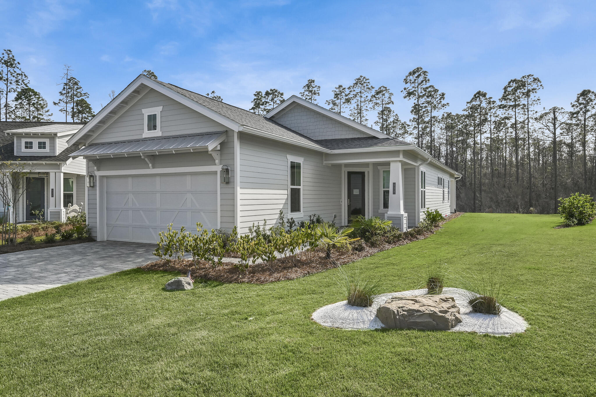 Located in one of the most desirable sections of Watersound NatureWalk, this well-appointed home offers the perfect blend of comfort, convenience, and community. Situated in the earlier phases of the neighborhood, the property enjoys close proximity to the community pool and fitness center--making daily living and recreation effortless.
Watersound NatureWalk is a gated, private community comprised exclusively of full-time residences, offering a quiet and well-maintained environment. Residents enjoy access to a private pool, fitness center, and beautifully landscaped surroundings.
Inside, the home features a functional and flexible layout with two bedrooms and two bathrooms, complemented by a versatile flex space that can easily serve as a third bedroom, home office, or additional living.