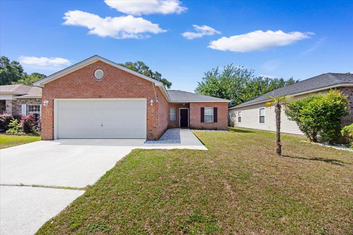 Welcome home to this beautifully designed 3-bedroom, 2-bath residence in Holsberry Estates! Featuring a desirable split floor plan, this home offers both privacy and functionality.

Step inside to find an open-concept layout perfect for entertaining, whether you're preparing meals or hosting guests, you'll stay connected to the heart of the home. The living room showcases vaulted ceilings, creating a bright and spacious feel you'll love.

Enjoy seamless indoor-outdoor living with sliding glass doors that lead to a large covered back patio, ideal for grilling, relaxing, or gathering with friends and family. The fully fenced backyard offers plenty of space to customize and make your own private retreat. Additional peace of mind with a roof replaced in 2020.  Enjoy a neighborhood with sidewalks and underground utilities. Conveniently located with easy access to shopping, dining, and the interstate.

Don't miss your opportunity to call this one home, schedule your showing today!