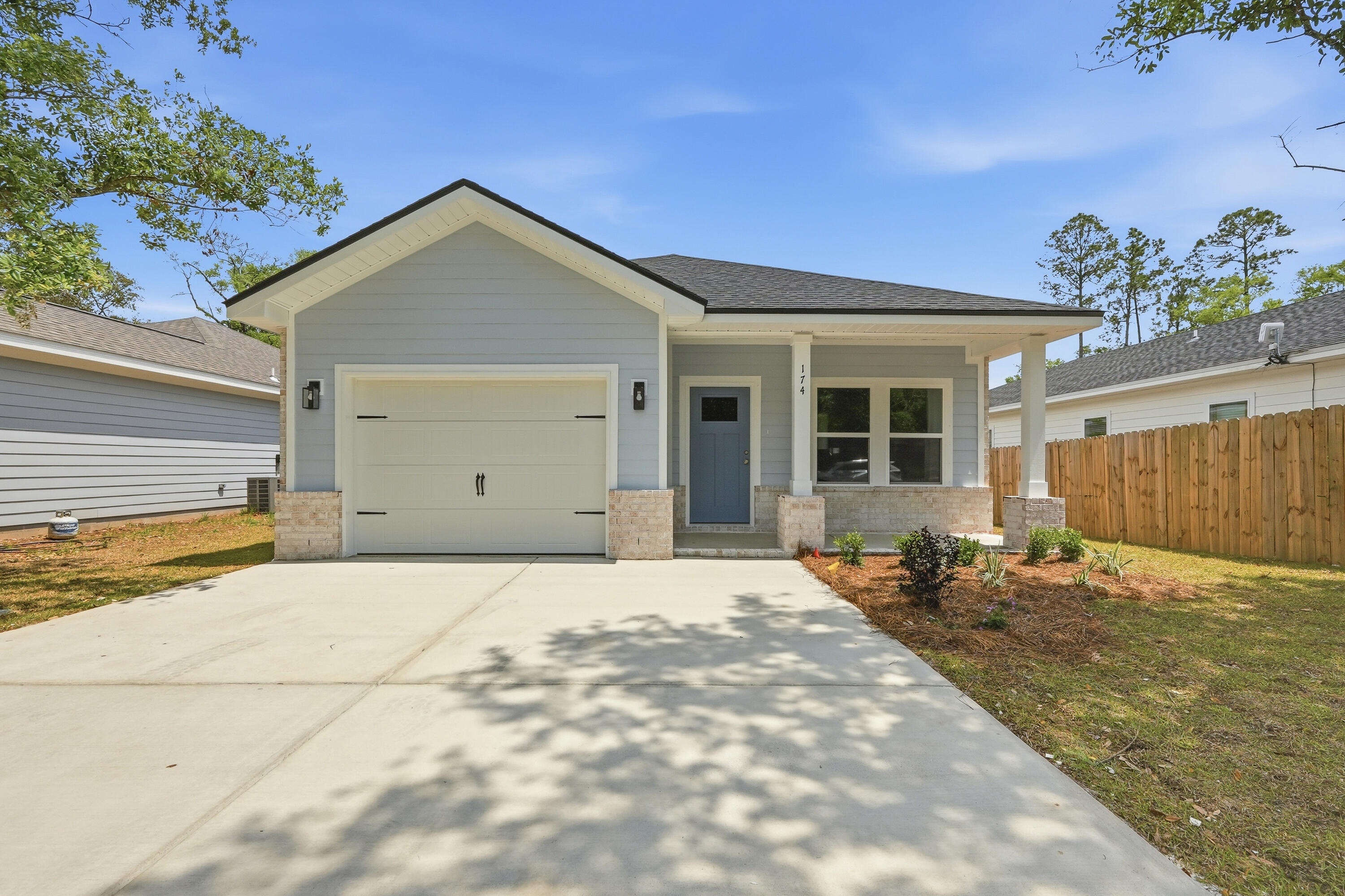 Seller will contribute up to $15,000 towards closing costs/prepaids/rate buydown (call for details). MUST CLOSE BY JUNE 10. CONSTRUCTION COMPLETE - ALL BRICK W/HARDI ACCENTS - Cozy front and rear porches for relaxing, fully landscaped yard w/sprinkler system & privacy fence.  Inside you have vinyl plank flooring throughout, raised ceilings, recessed lighting, ceilings in family & all BR'S, quartz countertops + white shaker cabinets.  Kitchen has large work island w/bar seating and walk-in pantry.  Owner's bath has double vanities, shower only, walk-in closet, linen storage.  Finished 1-car-garage.  Seller will contribute up to $15,000 towards closing costs/prepaids/rate buydown (call for details). MUST CLOSE BY JUNE 10, 2026