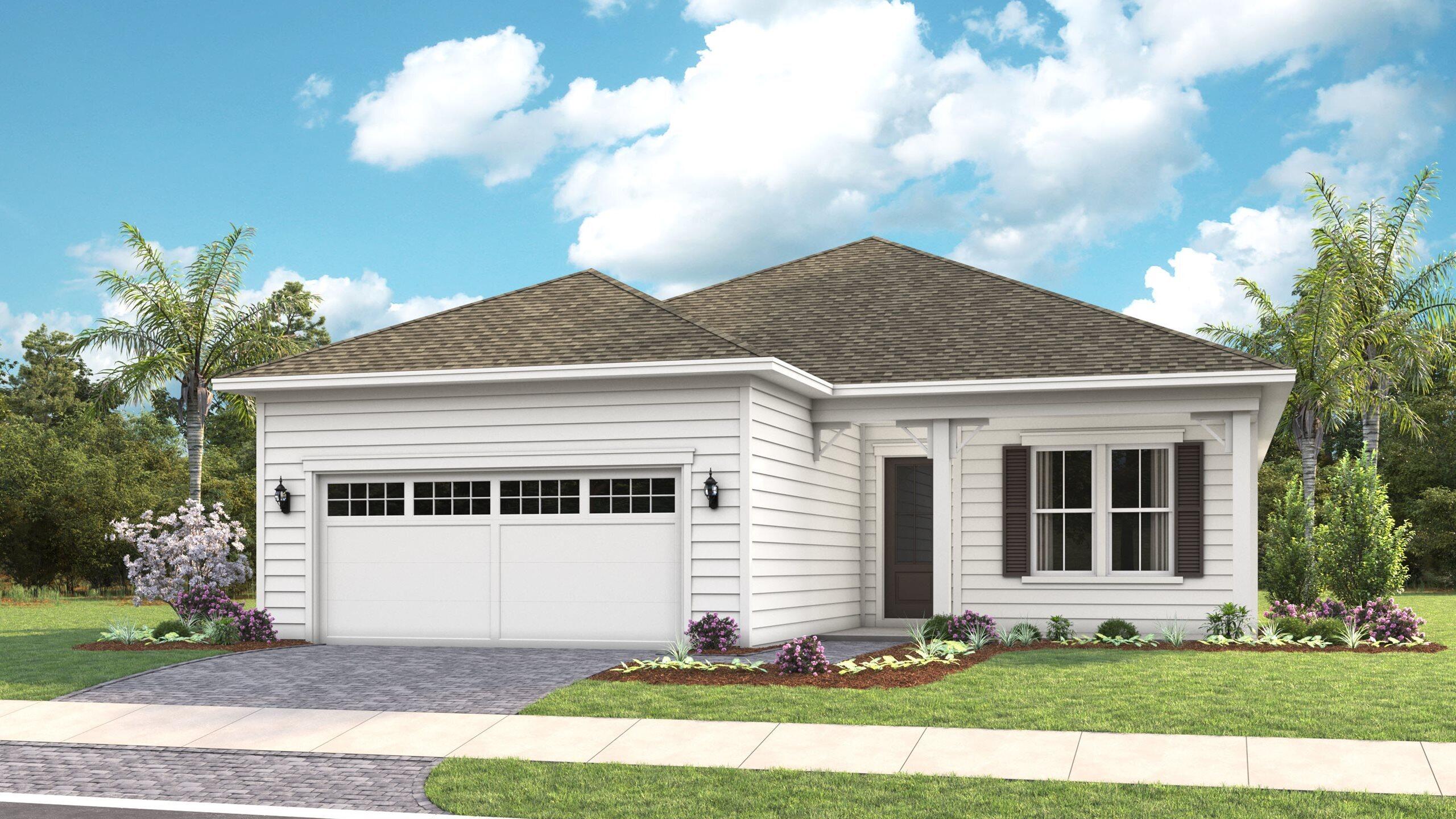 New construction home in Salt Grass - Near Panama City Beach Beautiful 3BR/2BA Erika 1,911 sq ft with serene wooded preserve views. Open-concept home features 10' ceilings, 8' doors, engineered wood floors, and a bright great room with oversized sliding glass doors. Gourmet kitchen includes quartz countertops, upgraded cabinetry, GE Café appliances, and a walk-in pantry. Enjoy outdoor living on the screened lanai with privacy wall. Exterior highlights include Hardie board siding and a paver driveway. Lawn maintenance included for easy living. Ideally located under 3 miles to Panama City Beach and just 1 mile to FSU Health Hospita perfectly tucked away yet close to everything. Lawncare included in HOA. STOCK PHOTOS, PRICES SUBJECT TO CHANGE. Actual home may differ from photos.