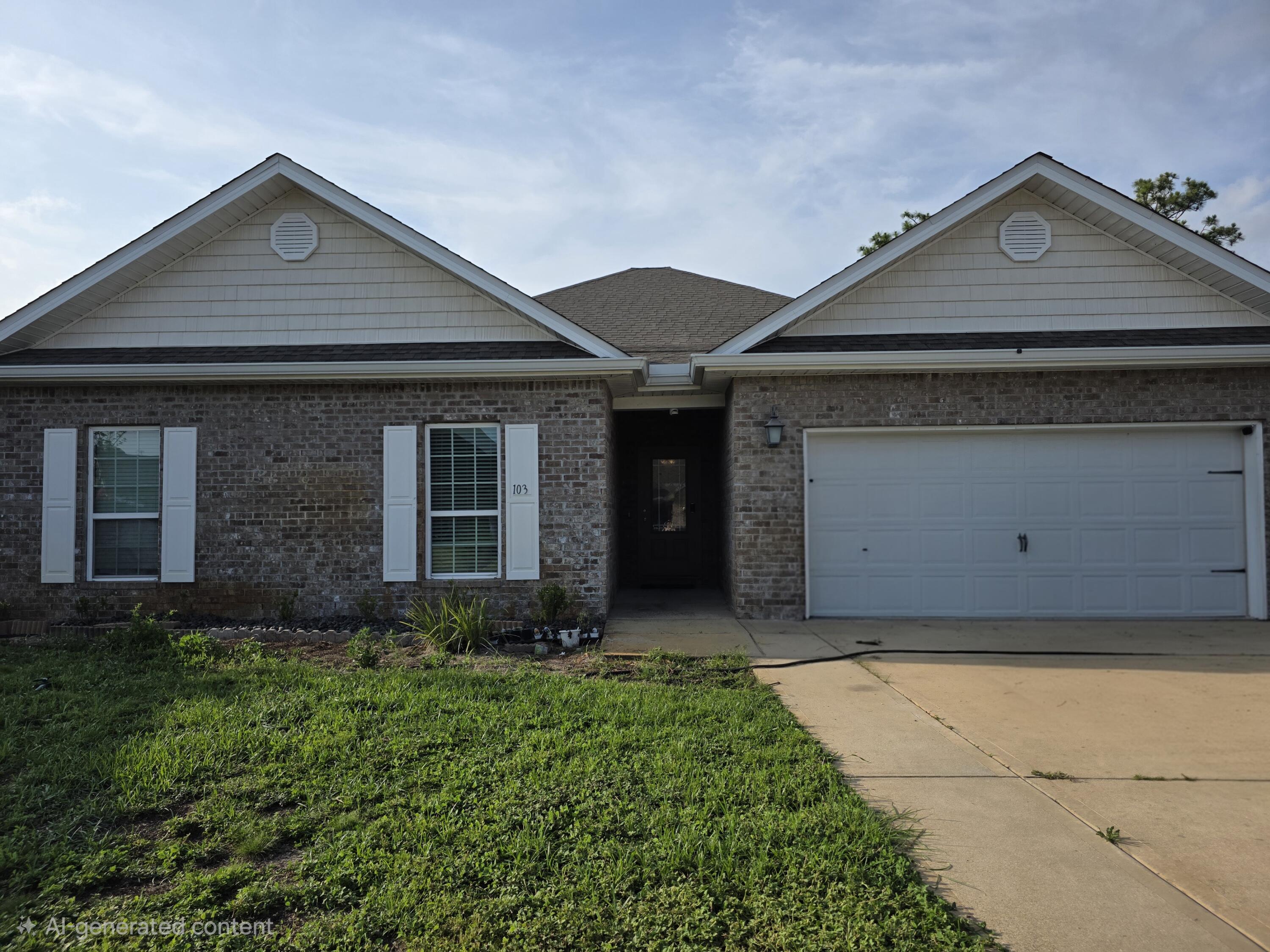 This Incredible Home Includes : 2'' Polywood Blinds Throughout the home, Full Fencing Beautiful Bisque Cabinetry, Engineered Hardwood Floors, Granite In Kitchen & Baths, Stainless Steel Appliances, Tile Shower In Master, Brushed Nickel Plumbing and Lighting, Tons of Crown Molding, Decorative Glass Front Door. Peach Creek is centrally located between Panama City Beach and Destin with an approximate 10 minute drive Seaside Beach,  and beautiful Alys Beach!! 5 minute drive to nearest Publix! Only 20 min drive to fabulous Pier Park In Panama City Beach!!
location , location location!!!