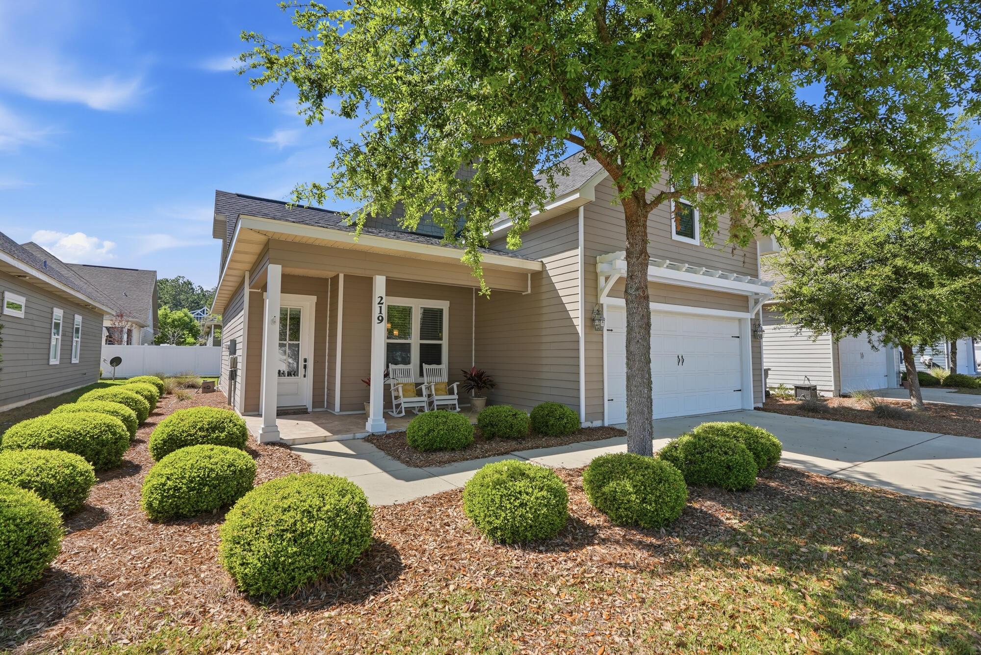 Welcome to Paradise Cove, a hidden gem in South Walton, where neighbors become friends and community feels like family. Ideally located just minutes from 30A, dining, shopping, and the area's world-famous sugar-white beaches, this beautifully designed 3-bedroom, 2.5-bath home offers 2,444 square feet of thoughtfully planned living space with an open-concept layout ideal for both everyday living and entertaining.

Built by Boswell Builders, one of the area's most trusted luxury home builders with more than 45 years of experience, this residence showcases quality craftsmanship and timeless design. 

Throughout Paradise Cove, every home is framed by a classic white picket fence, creating a charming streetscape that reflects the neighborhood's welcoming coastal character. The spacious kitchen features a large island with sink, soft-close custom cabinetry, stainless steel appliances, and abundant storage, all flowing seamlessly into the living and dining areas. Ten-foot ceilings, crown molding, and engineered hardwood flooring throughout the main living spaces create a bright and inviting atmosphere.

The first-floor primary suite provides a private retreat with a spa-inspired bath featuring dual vanities, bidet, a tiled walk-in shower, and generous closet space. Upstairs, two additional bedrooms are connected by a convenient Jack-and-Jill bathroom, while an enclosed flex room offers endless possibilities as a home office, fitness room, media room, playroom, or quiet sitting area.

What truly sets Paradise Cove apart is its strong sense of community. Unlike many neighborhoods in the area, short-term vacation rentals are not permitted, creating a more stable residential environment where neighbors know one another and lasting friendships are formed. Residents gather throughout the year for community events and social activities centered around the neighborhood pool, fostering a welcoming atmosphere for effortless living along the Emerald Coast.

Situated on a beautifully maintained homesite, residents enjoy sidewalks throughout the neighborhood, a community pool, and a peaceful setting surrounded by natural beauty. With easy access to 30A, Point Washington, Grand Boulevard, Sacred Heart Hospital, and the beaches of South Walton, this home offers the perfect combination of convenience, comfort, and coastal living.

Whether you're searching for a primary residence, a second-home retreat, or simply a place where community still matters, this exceptional property offers an opportunity to experience the very best of the South Walton lifestyle in one of the area's most beloved neighborhoods.
