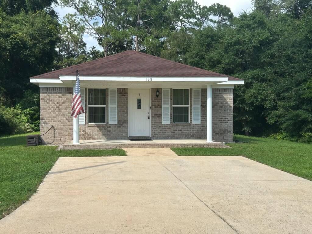 ***Move-In Special - $500.00 off the first month's rent***

Welcome to this well-maintained home centrally located in the heart of Niceville, built in 2017 and thoughtfully designed for comfortable modern living. Featuring tile flooring throughout and an open floor plan, this home offers a bright and spacious layout that is perfect for both everyday living and entertaining family and friends. The inviting living room flows seamlessly into the kitchen, which comes fully equipped with stainless steel appliances, ample space for cooking and gathering, complete with an island/breakfast bar and a formal dining area. 

The primary bedroom provides a relaxing retreat with dual closets and a private bathroom featuring a cultured marble shower. Two nicely sized guest bedrooms share a full guest bath. A bright and airy laundry room with a window adds convenience. 

Step outside to enjoy the charming front porch, an ideal spot for morning coffee or quiet evenings. Or enjoy your backyard, complete with spacious 20x20 workshop shed with electricity, perfect for storage, hobbies, or projects -- great added storage, and it has a covered porch. Situated on a corner lot, the property offers added privacy and a unique natural setting with an old trail just about 75 feet leading toward Swift Creek from the backyard. 

Pets may be considered with owner approval and a non-refundable pet fee. Please note this is a non-smoking property, and vaping is not permitted.