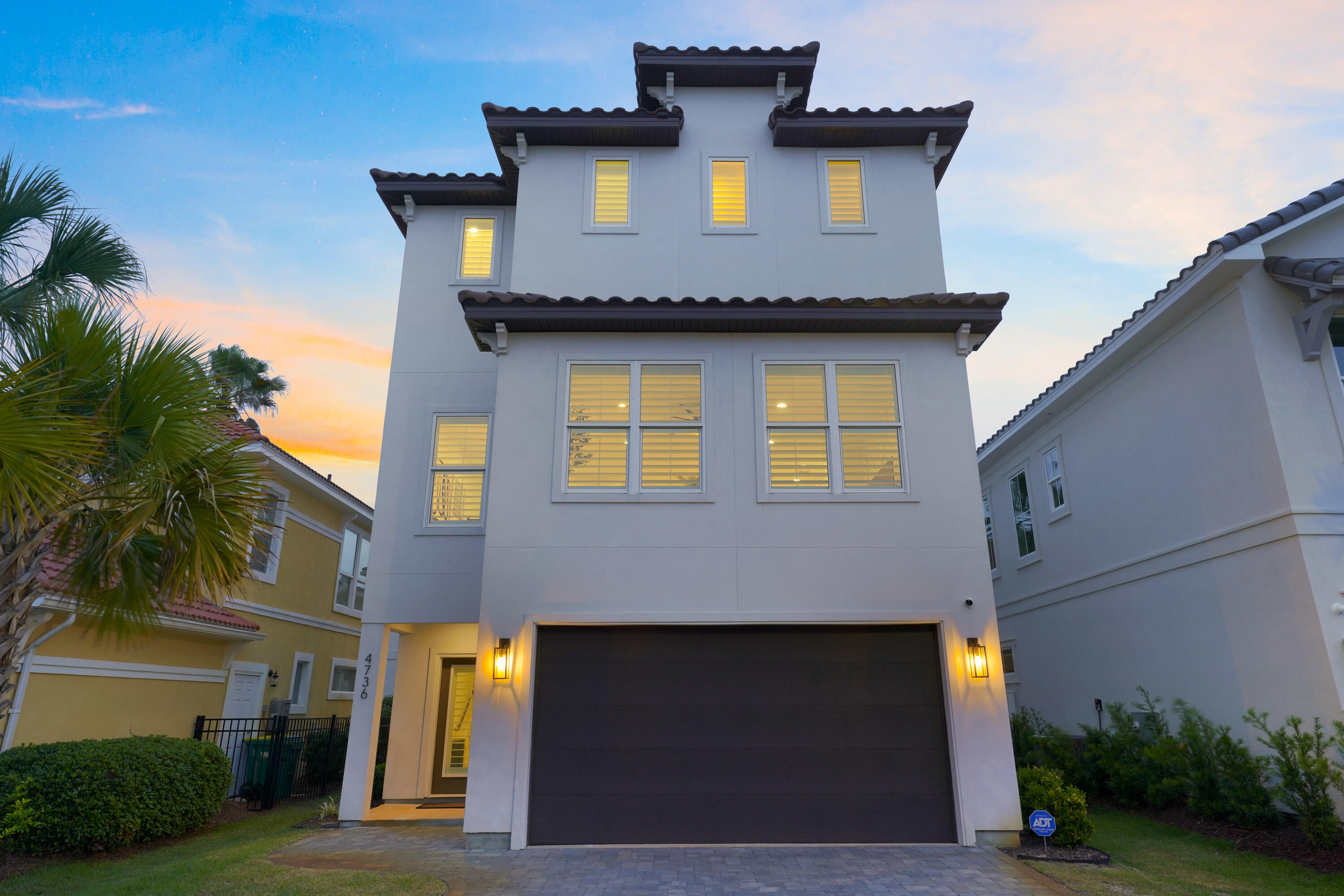 Mediterranean-inspired design meets modern, low-maintenance living in this newly built three-story home featuring 3 bedrooms and 3.5 baths. Bright, open living spaces flow seamlessly from the kitchen to the dining and living areas, creating an ideal layout for entertaining and everyday comfort. The chef's kitchen showcases quartz countertops, a premium GE Profile appliance package, and quality finishes throughout. Over $20,000 in custom California shutters add timeless style, privacy, and elegance to the home. A two-car garage and additional parking provide convenience for owners and guests alike.

Ideally located in the desirable Calusa Bay community between the prestigious Regatta Bay and Emerald Bay golf communities, this home offers a prime Destin location just 0.8 miles from the beach with convenient beachfront access nearby. Residents enjoy access to the community pool and are only minutes from Destin's renowned restaurants, shopping, entertainment, and the Emerald Coast's white-sand beaches. Perfect as a primary residence or second home!