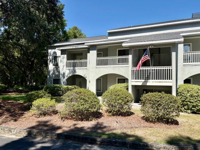 Welcome to this beautiful 3 bedroom condo that is located in central Bluewater Bay. This upstairs end unit offers a great location and great views. Walk into the foyer and both large guest bedrooms are to your right and left, with one having an adjoining bathroom.  The kitchen boosts stainless steel appliances and a comfy breakfast bar. The living room is large for entertaining with a covered balcony overlooking a pond and green space. The master bathroom also has a walk out balcony, as well as an ensuite with walk in closet and double vanity. No smoking allowed. Pets may be allowed pending owner and HOA approval as well as a pet deposit. No smoking allowed.