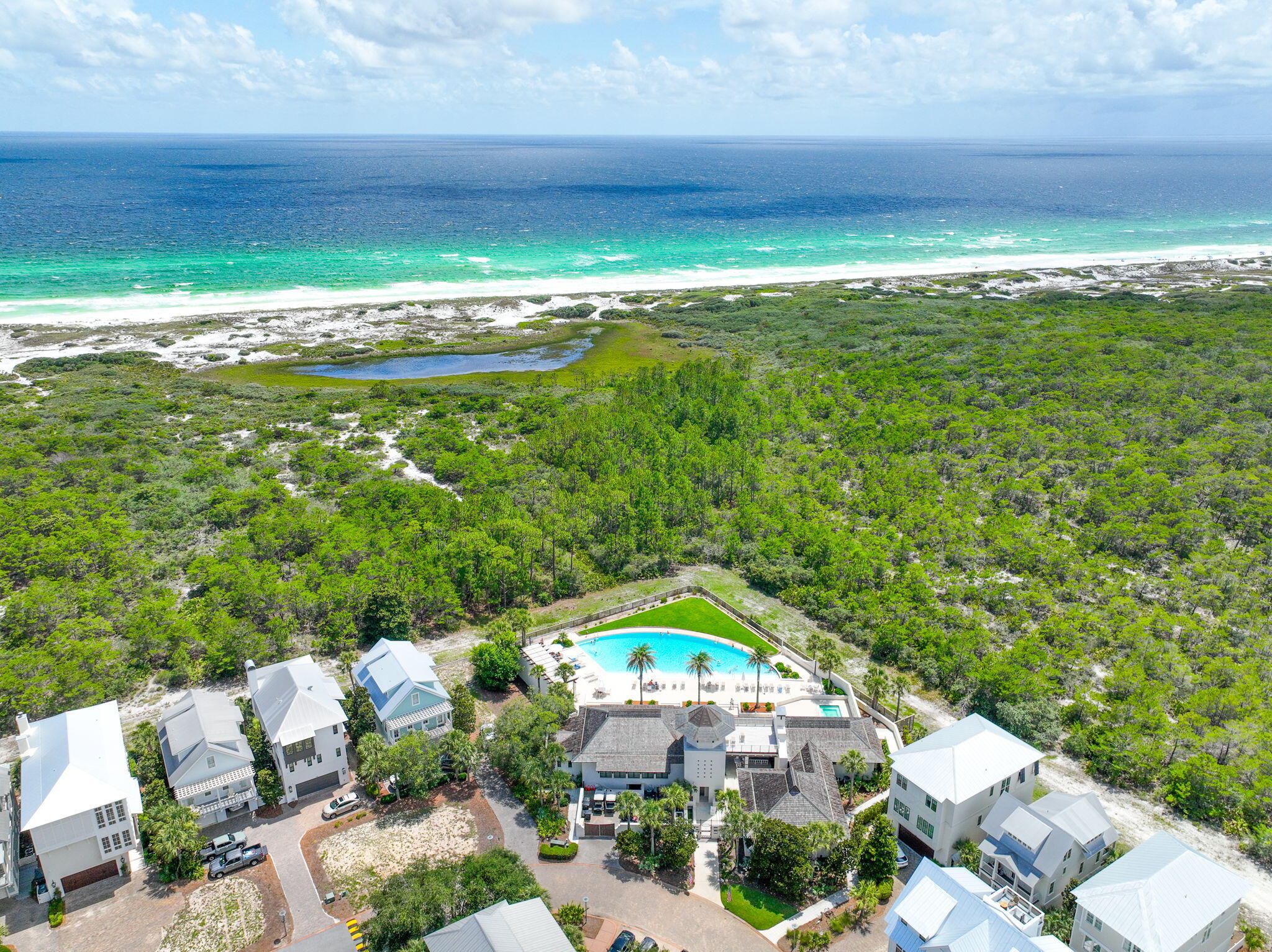 Build Your Beach Home Just Minutes from the Emerald Coast.  Cypress Dunes is a charming, gated community on the west end of Scenic Highway 30A, bordering Topsail Hill Preserve State Park. Residents enjoy an infinity-edge pool and sunset viewing deck overlooking the Gulf.
Lot 11B is tucked near a quiet cul-de-sac & is one of the last home sites in Phase II. Approximately 44' x 78' x 47' x 78', this 0.09-acre lot backs to a green space and is steps from the Phase II pool, with its own cascading waterfall & fountain. With Phase II now nearing complete build-out, Lot 11B offers the rare advantage of building into an established neighborhood surrounded by completed homes rather than an active construction zone, with the community's coastal cottage character already in place.    
Four HOA-approved builders give you the flexibility to compare approaches & pricing rather than commit to a single vision, all within architectural guidelines that keep the community's refined coastal character intact. 
Cypress Dunes' resort-style amenity center includes a clubhouse with a kitchen, infinity-edge pool with Gulf views, hot tub, fitness center, and outdoor fireplace, plus a 2nd floor balcony overlooking the Gulf & Topsail Preserve. Enjoy tennis & pickleball courts & scenic boardwalks over the community's distinctive and natural cypress pond. Cypress Dunes puts you minutes from Gulf Place, Santa Rosa Beach Club, & Grand Boulevard.  Buyer to verify all Dimensions & Information.