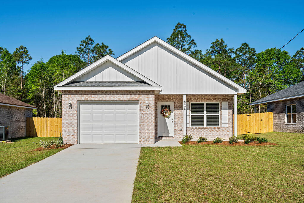 Welcome to the Willow Plan, where quality craftsmanship meets thoughtful design. Seller is offering $10k any way money that may be used towards closing (with restrictions), in addition to already installed fencing and custom blinds. This beautifully built 3-bedroom, 2-bathroom home by a 3rd generation custom builder offers more than your typical new construction. Inside, you'll find durable Luxury Vinyl Plank flooring throughout, an open-concept layout, and a spacious kitchen featuring a large island, farmhouse sink, custom lighting, and hand-selected quartz countertops--perfect for both everyday living and entertaining. Enjoy both front and back porches, ideal for morning coffee or winding down in the evenings. The classic brick exterior highlights true stick-frame construction, while the large, fenced-in backyard provides space to relax, play, or host. Call today for a tour !