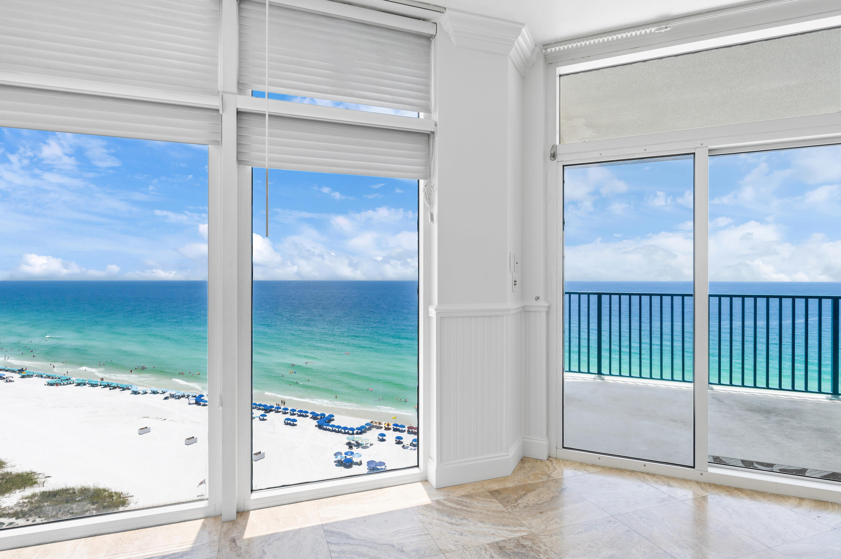 Experience the best of Destin beachfront living at Jade East! This beautifully positioned 3-bedroom, 2.5-bath condominium offers 1,624 square feet of spacious coastal living with breathtaking Gulf views and direct beach access. Designed with an open floor plan, the main living area flows seamlessly to a private balcony where you can relax and enjoy the sights and sounds of the Emerald Coast. The primary suite is a true retreat, featuring stunning Gulf views, private balcony access, and a spacious en-suite bath. Two additional bedrooms and full baths provide plenty of room for family and guests, making this property ideal as a primary residence, second home, or vacation rental investment. Jade East offers exceptional amenities including a private deeded beach, community swimming pool, and seasonal beach service, allowing owners and guests to enjoy a true resort-style experience. Located in the heart of Destin, you'll love the convenience of being directly across the street from Big Kahuna's Water & Adventure Park and just minutes from HarborWalk Village. Enjoy easy access to some of the area's most popular restaurants, grocery stores, shopping, coffee shops, ice cream parlors, entertainment, and attractions. Whether you're seeking a personal coastal getaway or an income-producing property, this Gulf-front condo combines an unbeatable location, incredible views, and outstanding amenities in one of Destin's most desirable beachfront communities.