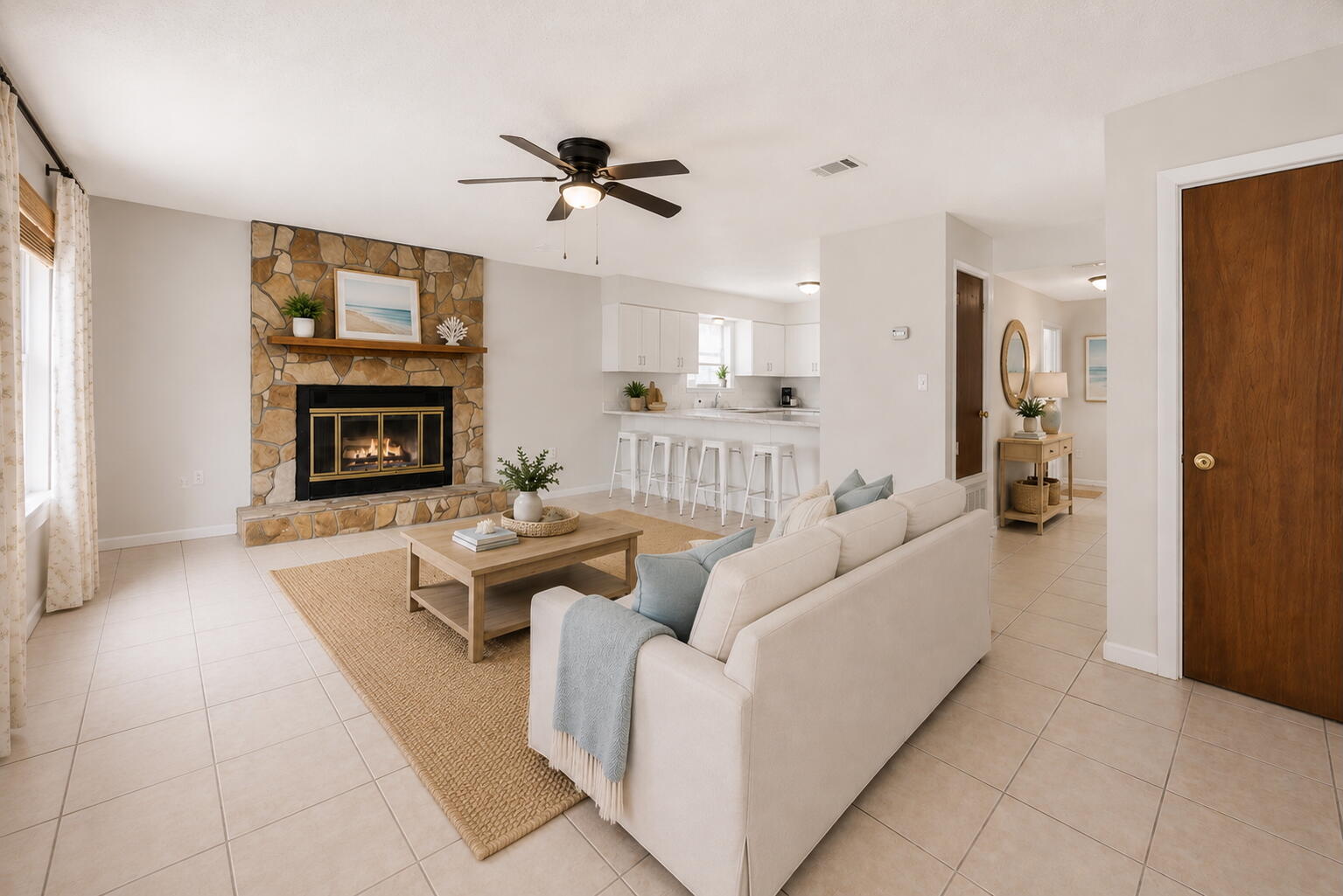 Located between Eglin Air Force Base and Hurlburt Field, this updated corner-unit townhouse offers convenience to military bases, schools, shopping, dining, the airport, and the white sand beaches of the Emerald Coast. The layout includes a half bath downstairs and a full bathroom for each bedroom upstairs, creating a practical setup for shared living while still offering privacy. The primary bedroom features a private walkout balcony. As a corner unit, the property has an extended fenced backyard with additional space for a storage shed, garden, or outdoor recreation area. Ideal for owners needing extra outdoor space for pets or entertaining. Major systems information and insurance quotes are available through the listing agent.