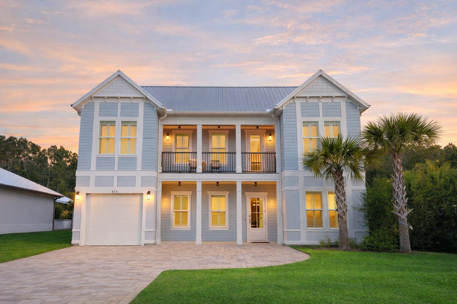 Few homes capture the essence of the iconic 30A lifestyle as effortlessly as 476 Seacrest Drive. Welcome home to a beautifully designed residence outfitted with a private pool, garage, large paver driveway & scenic backyard. Sitting on an oversized lot just minutes from Alys Beach, this peaceful haven is positioned on a gorgeous street backing up to a quiet nature preserve. Serving as a coastal retreat for you and your family, this home can also be a top-producing investment property with rental projections at $205K and cash on cash return projections at 5.3% annually. Beautifully designed, the home offers an amazing blend of indoor and outdoor living spaces. The chef's kitchen showcases a gorgeous marble waterfall island and high-end appliances. This home sits on a quarter-acre lot in the perfect location to enjoy a quiet sanctuary while also being close to all the top dining, shopping and entertainment options on the east end of 30A. The heart of 476 Seacrest Drive is the expansive first floor with spacious living rooms and views of the incredible private pool and backyard oasis. The first level features an elegant primary suite along with additional two guest bedrooms on the first level. The second level has two guest en-suites suites and a spacious sitting room. With the capacity for up to 14 guests, 476 Seacrest Drive conveys fully-furnished with a luxury golf cart included. Explore this 30A getaway designed for unforgettable memories at the beach!