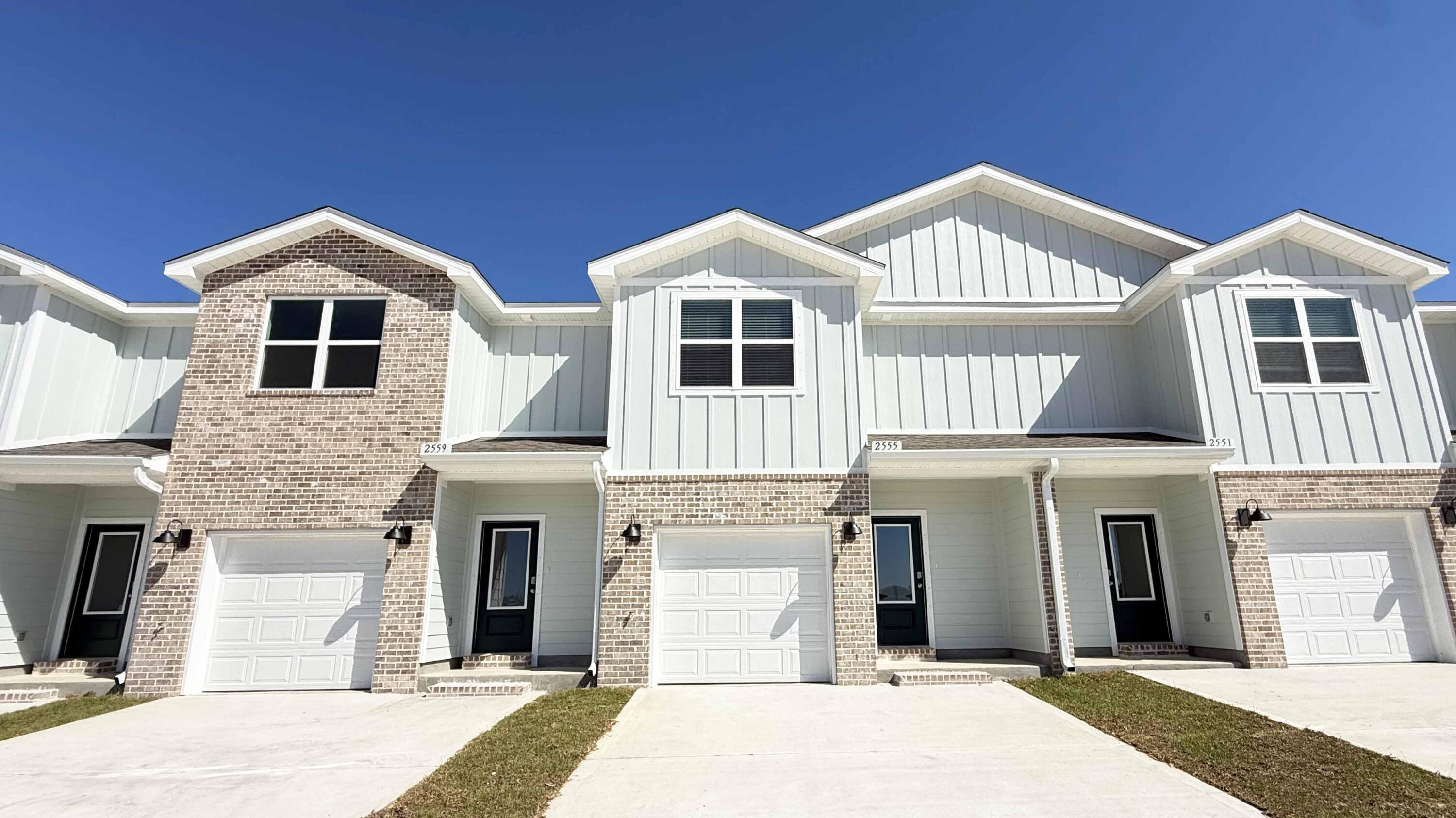 Welcome to your dream coastal retreat! Nestled in an ideal location across from the Gulf Breeze Zoo, Soundview Point Villas is only a short drive from the pristine beaches of Pensacola and Navarre. This New Townhome community will feature a gorgeous community pool, cabana, playground, and have streetlights. 

The Palm Interior Unit is a 2-story townhome that boasts 3 bedrooms, 2.5 baths with an open design that is perfect for entertaining. The kitchen is presented with quartz countertops, a large island bar, pantry and all stainless-steel appliances offering style and functionality. Bedroom 1 is located on the second floor as a private retreat with a spacious walk-in closet and a beautiful adjoining bath. Interior features also include EVP flooring with frieze carpet in the bedrooms. ALL LISTING pictures, colors, features, and size may vary. Square footages are approximate.
