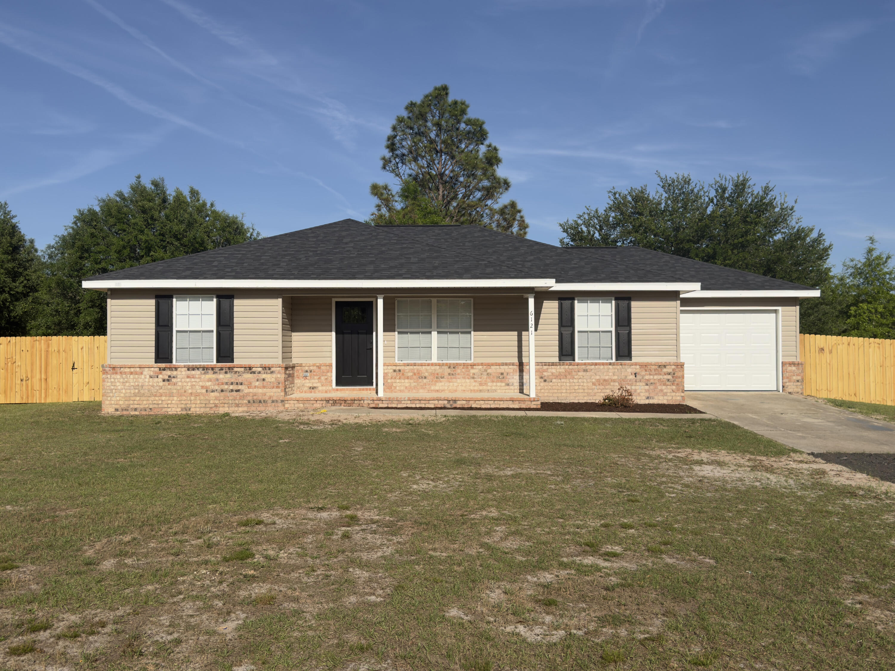 Recently renovated, this super cute REO home has to be next one on your list, if looking for a home with room to roam! Originally built in 2005, this 3 bedroom 2 bath home comes with split bedroom design and nearly all new everything. A new dimensional shingle roof, new HVAC system, and new water will make those insurance inspection reports dance with joy! Home also comes with new privacy fence, back deck and single car garage door with opener. Inside you will find fresh paint, new LVP flooring throughout, fixtures, cabinets and granite. Smoothtop stainless steel stove, matching microwave and ultra quiet stainless steel dishwasher round out the updates. This is a must see to appreciate and won't last! Call today!