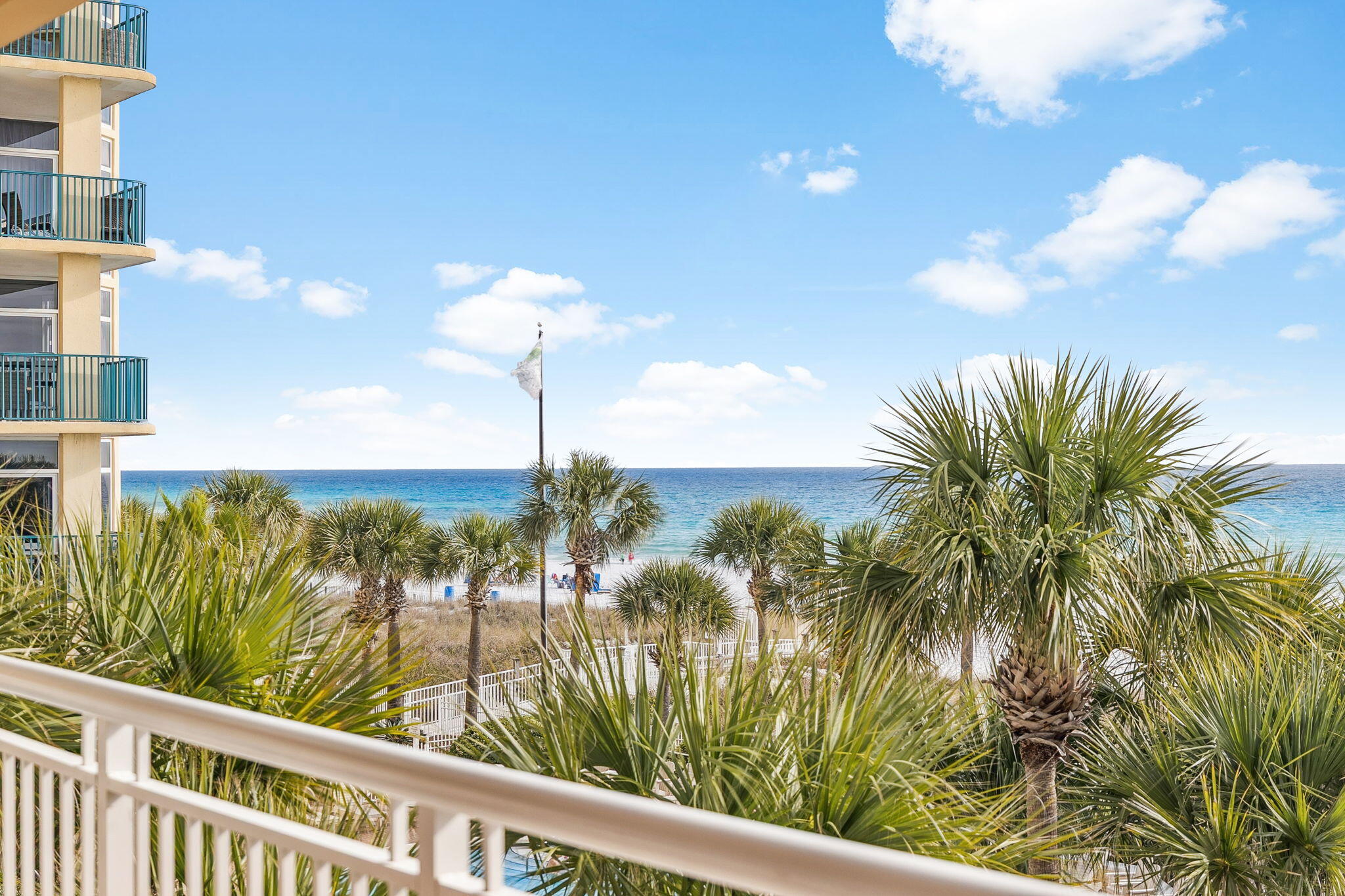 Formerly selected by Southern Living Magazine as a favorite condo in Destin, Destin Towers Unit 31 offers low density Gulf front living in the heart of Destin. This 3rd floor 2Bedroom/2Bathroom condo features stunning Gulf views from the kitchen, living, dining, and primary suite, plus a 170 SF direct Gulf-front balcony. This unit offers a spacious layout with in unit laundry and assigned covered parking. Fully furnished and rental ready. Gated community with Gulf front pool, spa tub, BBQ area, and private beach access. Centrally located near dining, shopping, and HarborWalk Village. Ideal primary, second home, or investment opportunity.