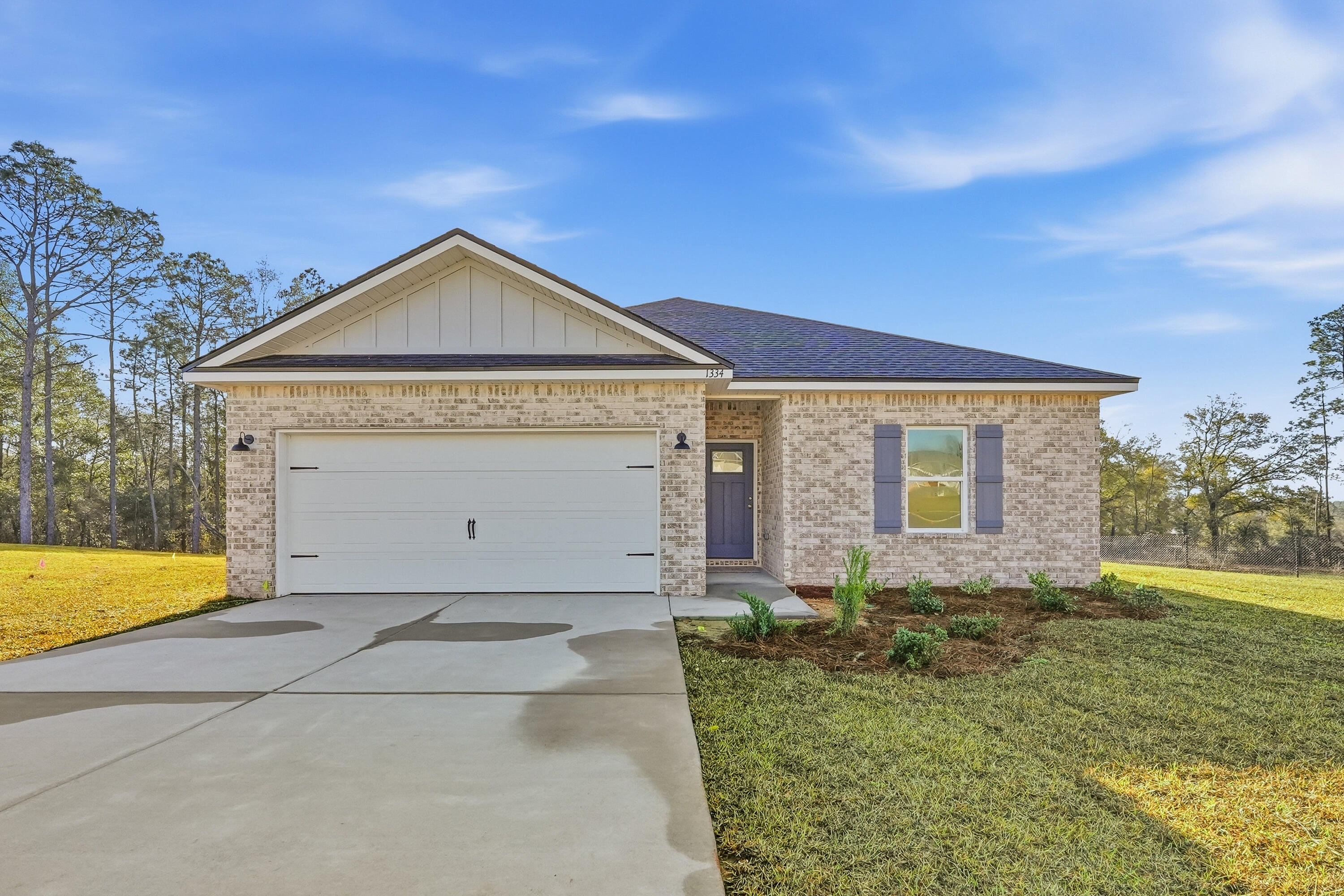 NEW SUBDIVISION conveniently located to Walton High School and other amenities.  One street with sidewalks, underground utilities, mailbox center.  All brick construction and ready in LATE JUNE.  The 'Carter' plan has a budget friendly price tag with big features found in higher price homes. Raised ceilings, recessed lighting, ceilings fans thru-out, finished garage, landscaped yard, quartz countertops, white shaker style cabinets, corner pantry, large laundry room.  Seller will contribute up to $15,000 towards buyers closing costs (call for details).  Photo of similar sold home elevation will vary, interior/exterior colors & finishes will vary.