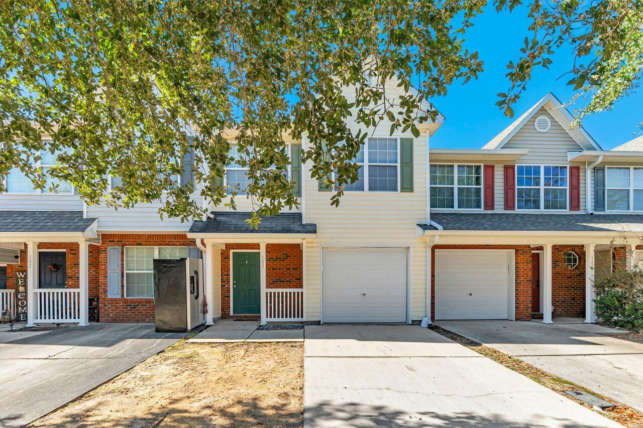 Welcome Home! This is your opportunity to own this charming, move-in ready 3 bedroom/2.5 bathroom townhome conveniently located near restaurants, shopping centers and schools offering the perfect blend of comfort and accessibility. The open floor plan concept allows a great place for gatherings and offers a welcoming atmosphere. This home features luxury vinyl plank flooring throughout adding warmth and character to the home, fresh paint, stainless steel appliances, stackable washer/dryer and spacious layout with abundant natural light throughout. The primary bedroom is a spacious retreat, providing ample closet space and a well-organized layout. The en-suite bathroom offers ample vanity space and a relaxing ambiance. In the garage, you will find a Bluetooth speaker where you can enjoy