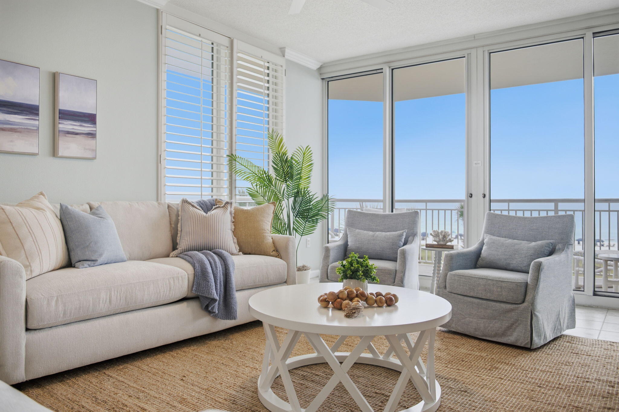 When you stay at The Pearl, you expect more... and this rare corner unit delivers on every level. The layout in square footage is like no other! 

Welcome to one of Navarre Beach's most prestigious and sought-after condominium residences, where luxury meets proven investment performance. Opportunities like this are few and far between. This spacious three-bedroom residence comfortably accommodates up to 10 guests and is already a fully booked, income-producing vacation rental--ready for its next owner to step in and immediately benefit. Just completed, a full interior refresh elevates this unit beyond the competition. Brand-new designer lighting, elegant chandeliers, upgraded furnishings, fresh bedding, and curated coastal décor create a refined, high-end experience that today's vacationers are actively seeking. Every detail has been thoughtfully selected, making this a true turnkey investment that stands out in both presentation and rental appeal.

From the moment you arrive through the gated entry, you're welcomed by a stunning fountain and an elegant lobby that set the tone for the experience ahead. Located on the second floor for convenient access, this corner unit offers both privacy and functionality with a highly desirable lockout suite configuration.

Upon entry, the lockout suite provides its own private retreat--complete with a king bedroom, full bath, kitchenette, and a private balcony with water views. This flexible layout allows for multiple rental options or the perfect setup for hosting guests while maintaining privacy.

The main residence opens into a spacious two-bedroom, two-bath layout featuring a full-size kitchen and an open living area designed to capture the views. And the views--this is where the property truly shines.

A wraparound corner balcony showcases sweeping panoramas of the Gulf, the resort-style pool below, and to the east, the iconic Navarre Beach Pier--the longest pier on the Gulf Coast. From sunrise over the water to breathtaking sunsets over the emerald coastline, this vantage point is nothing short of spectacular. The turquoise waters and sugar-white sand create the backdrop that defines the Emerald Coast lifestyle.

Meticulously maintained and offered fully furnished, this condo is positioned as one of the most compelling opportunities currently available. With strong rental history, future bookings already in place, and unmatched views at an attractive price point, this is the definition of a smart, savvy investment.

Own a piece of Navarre Beach where luxury, location, and income potential align--this is The Pearl at its finest.