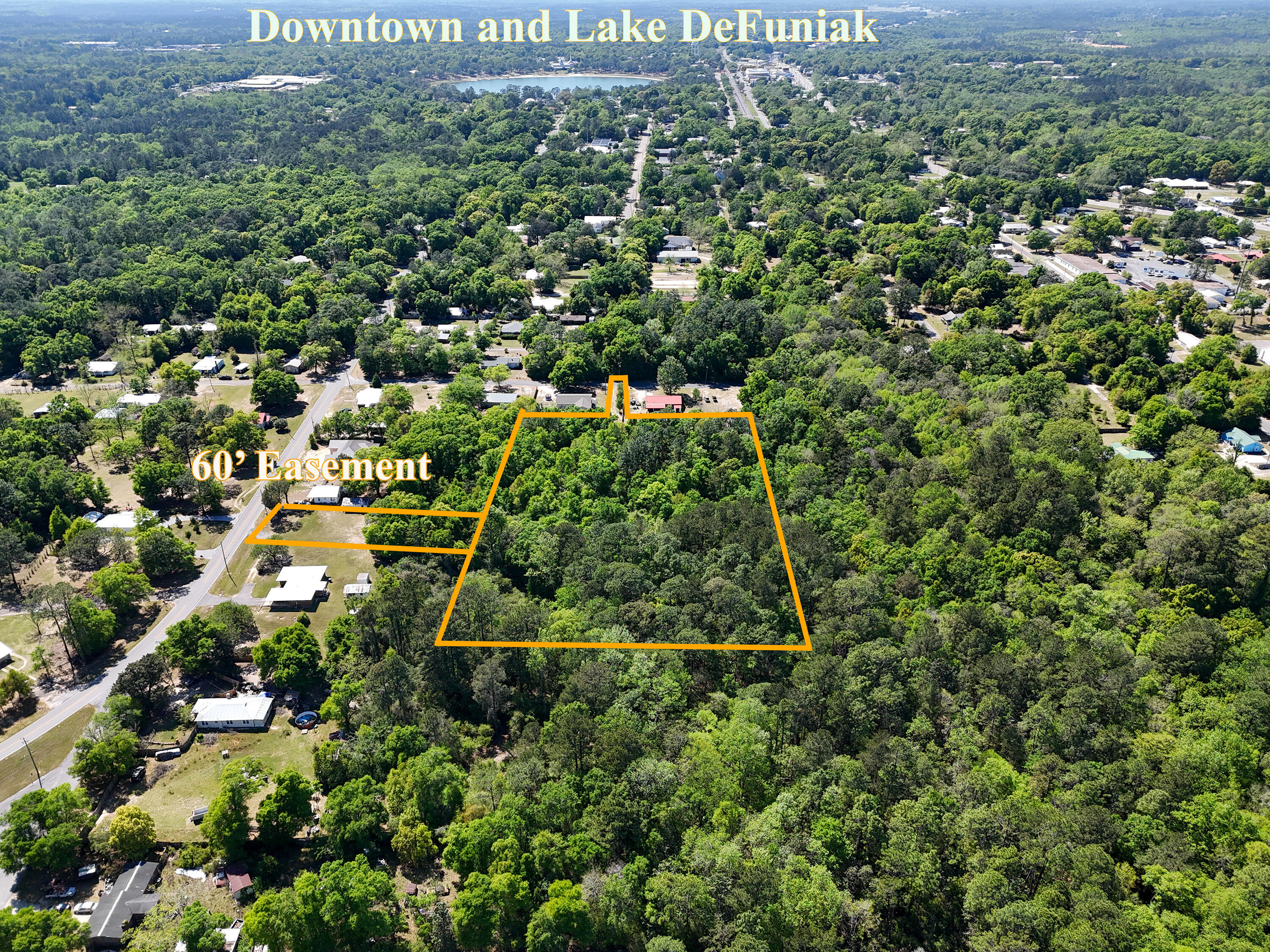 Unlock the potential of this exceptional 4.04-acre parcel located within the city limits of DeFuniak Springs. Identified as Parcel #36-3N-19-19000-007-0030, this property offers a rare opportunity for developers, builders, or those seeking a private estate setting with room to grow.

Positioned with a 60-foot easement access from Bay Avenue, the property provides both convenience and privacy--an ideal combination for a variety of residential visions. Whether you're looking to develop a small subdivision or create a spacious estate home with room for additional structures, this parcel delivers flexibility and value.

Zoned R1 within the City of DeFuniak Springs, the property is well-suited for residential development, offering the potential for multiple homesites (subject to city approvals or a single expansive homestead. The acreage provides ample space for thoughtfully designed layouts, green space, and privacy buffers--perfect for today's buyers seeking both community and room to breathe.

Enjoy the benefits of being within city limits, with close proximity to local schools, shopping, dining, and the charm of historic downtown DeFuniak Springs, all while maintaining a peaceful, tucked-away feel. With continued growth in the area, opportunities like this--offering size, location, and zoning--are becoming increasingly scarce.

Whether you're a developer ready to bring a vision to life or a buyer looking to secure land for future investment or estate living, this property checks all the boxes.

Don't miss your chance to capitalize on this versatile and well-located 4-acre tract in one of Northwest Florida's growing communities!