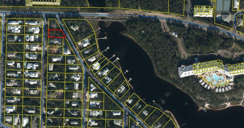 Lot SOUTH  of HWY 30A in very desirable Blue Mountain Beach Subdivision and has no HOA and this is one of few neighborhoods with privileged access and usage  of the beach for owners and their renters     This lot fronts 2 roads so home can be designed with additional options. Easy  beach access just steps away with full beach privileges   and also just a bike ride to restaurants ,shopping etc. Quiet area on west end of HWY 30A, Great opportunity to build the beach home you always dreamed of having.