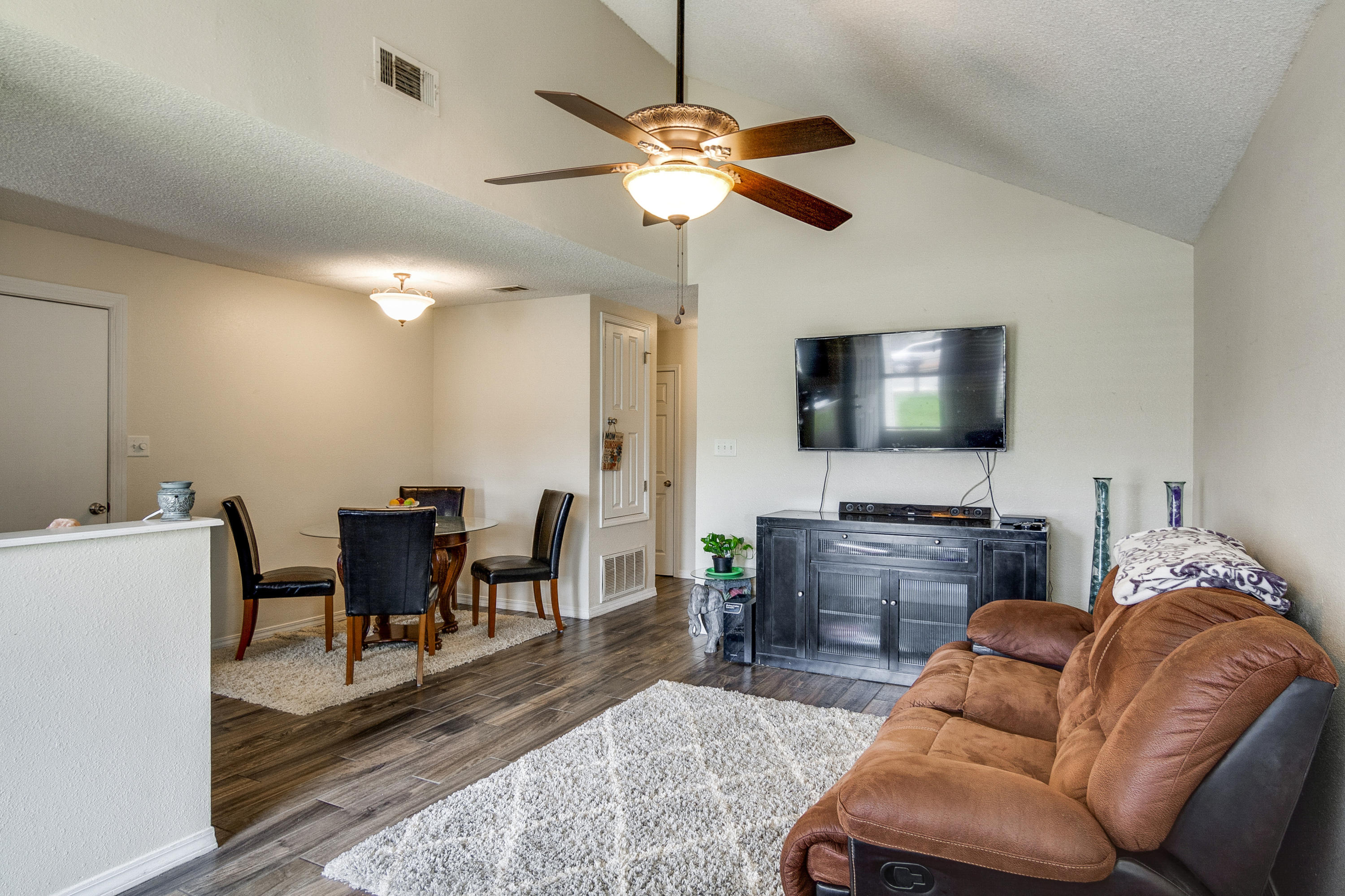 Have you been searching for an updated home only 3.9 miles away from Hurlburt Field AFB?
This home features a wood-look tile, tall ceilings, and a private backyard while laying in the spa tub right outside the master bedroom (sliding glass doors)
Spacious enough for the growing family or starter home in the heart of Mary Esther. Only 20 minutes to Destin or Navarre.
Neutral tones throughout the home and well maintained by the owners. There is an extra fence in the front yard for your pets to roam and feel safe and a privacy fence around the back half. The washer and dryer are inside the garage, and there is plenty of room for parking there too. The appliances convey with the home and the spa tub conveys as-is.
Owning this home is less than the average rental prices.