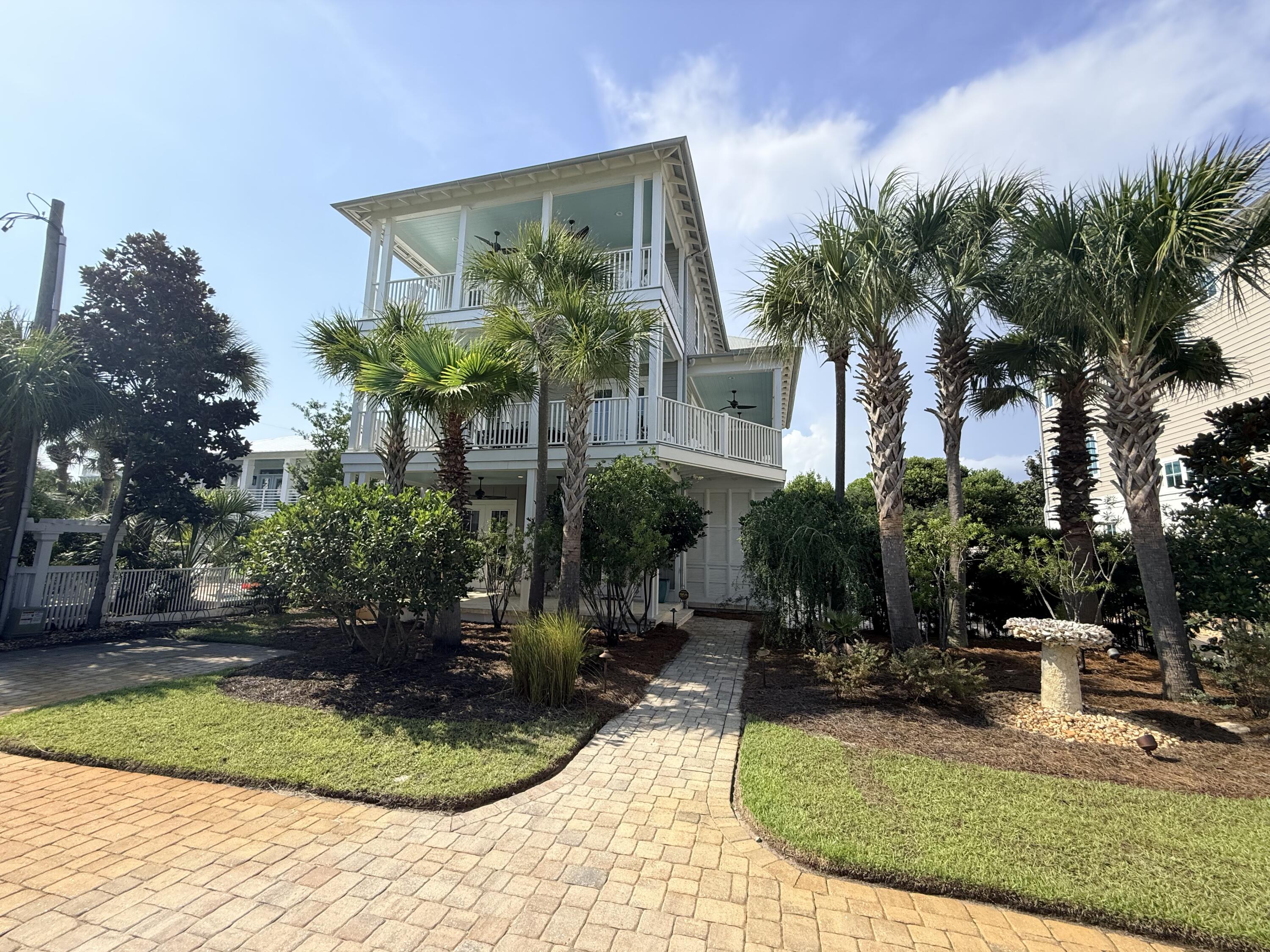 Luxury Living with PRIME location in Blue Mountain Beach. Ideally positioned south of Scenic Highway 30A directly across the street from the Gulf of America.  This exceptional Gulf-view beach home places you just steps from the sugar-white sand and emerald waters that make the Emerald Coast one of the country's most sought-after destinations.
Whether you're searching for an extraordinary second home or a rental investment property, this property checks all of the boxes. Offering 6 spacious bedrooms, 6 full bathrooms, 1 half bath, three separate living areas, and an elevator providing convenient access to every level, the home was thoughtfully designed to accommodate large gatherings while offering privacy and comfort throughout.  What's more is there is ample parking to accommodate all of your guests.  There is an oversized 1.5 car garage and a driveway that easily handles 7+ vehicles.  
The first floor welcomes guests with a spacious family room featuring soaring 10-foot pecky cypress ceilings, and three sets of French doors that open directly onto the private pool deck, creating a seamless indoor-outdoor entertaining experience. Upstairs, the main living area is where this home truly shines. Framed by breathtaking panoramic Gulf views, the open-concept living, dining, and kitchen spaces are designed for gathering after unforgettable days at the beach. Shiplap accents, rich oak flooring, and abundant natural light create an elegant coastal aesthetic, while the chef's kitchen features floor-to-ceiling custom cabinetry, marble countertops, stainless steel appliances, an induction range, wine refrigerator, ice maker, and generous seating for family and friends. Multiple balconies invite you to enjoy spectacular sunsets and refreshing gulf breezes throughout the day.
Outside, the heated private pool and expansive sun deck provide the perfect place to unwind while the integrated SONOS sound system sets the soundtrack for your coastal getaway.
This home is ideally situated in Blue Mountain Beach, one of the most desirable and consistently sought-after rental markets along Scenic Highway 30A. You are sure to appreciate the coastal charm and incredible walkability that Blue Mountain Beach affords. Spend your mornings grabbing coffee or a famous scoop from Blue Mountain Creamery, enjoy fresh coastal flavors at Red Fish Taco, gather with friends for authentic Italian at Mimmo's 30A, or take a short bike ride to nearby Grayton Beach and Seaside for boutique shopping, live music, and award-winning dining.
Properties offering this combination of Gulf views, beach proximity, generous accommodations, and an unbeatable Blue Mountain Beach location are increasingly difficult to find. This is more than a beach house--it's an opportunity to own one of 30A's premier coastal retreats while enjoying exceptional rental potential in one of the area's most beloved destinations.