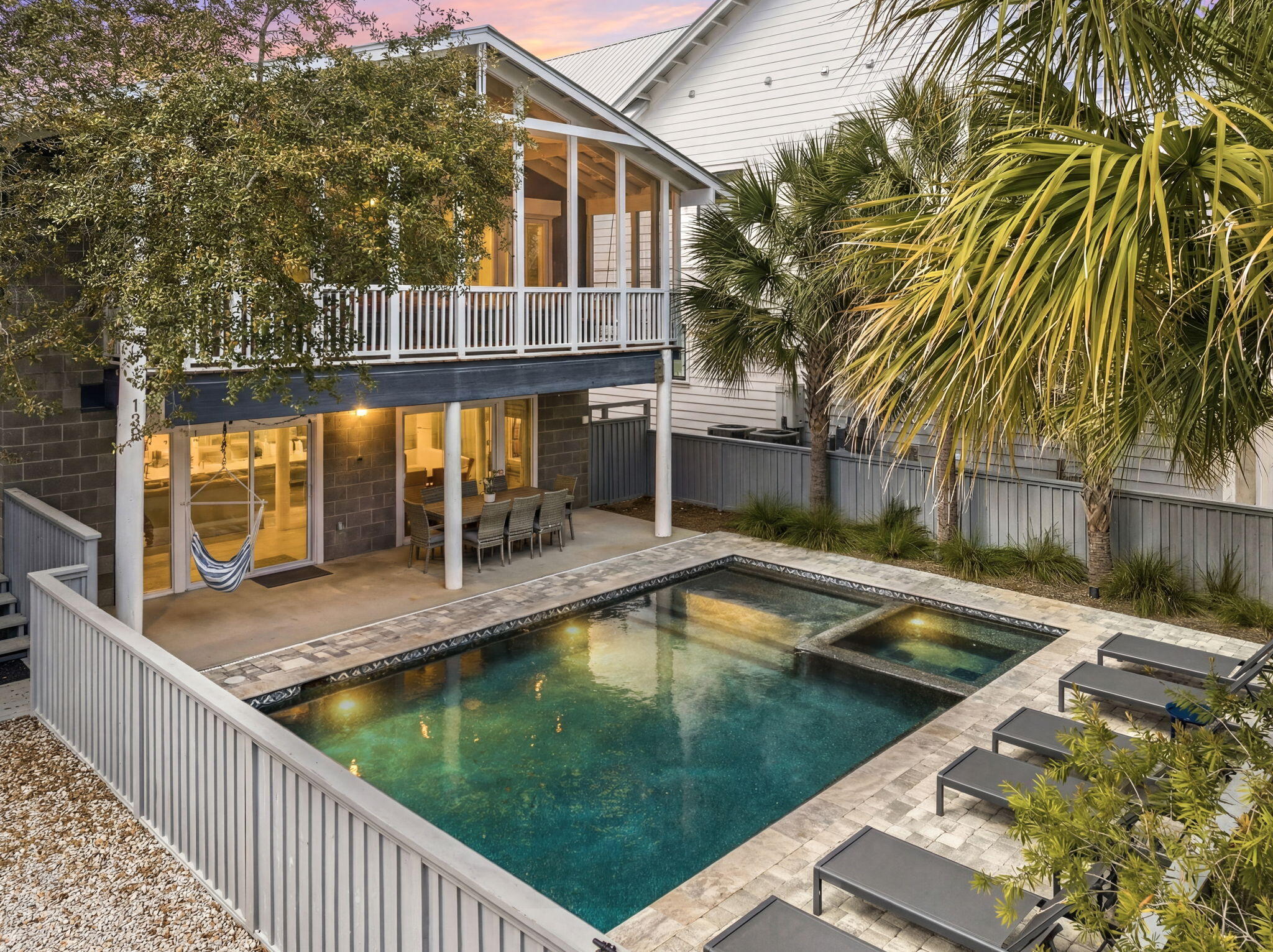 Tucked beneath a canopy of mature trees along one of Seagrove's rare sand roads, 139 Dalton Drive captures the timeless charm of the 'Old Florida' side of 30A creating a beach lifestyle that is increasingly hard to find.

This beautifully updated beach home offers approximately 2,400 square feet with four bedrooms and three and a half baths. Originally built in 1996 and thoughtfully improved over time, the home blends classic coastal character with modern comfort, including a recently renovated primary bathroom.

The outdoor living is where this property truly shines. The courtyard is designed for the area's coastal lifestyle, centered around an incredible private pool and ample outdoor space perfect for entertaining, relaxing after a beach day, or gathering with friends and family under  the stars. Ample parking--an uncommon feature this close to the Gulf--provides plenty of room for guests, beach gear, and golf carts.

Location is what makes Dalton Drive so special. Homes here sit in a rare pocket of Seagrove that feels tucked away and natural, yet you are just moments from everything that defines life along Scenic Highway 30A. Located just moments from the white sand beaches of 30A and the area's rare coastal dune lakes, the home is also a short golf cart ride to Greenway Station, Florida Fish House, Seaside, and The Big Chill.