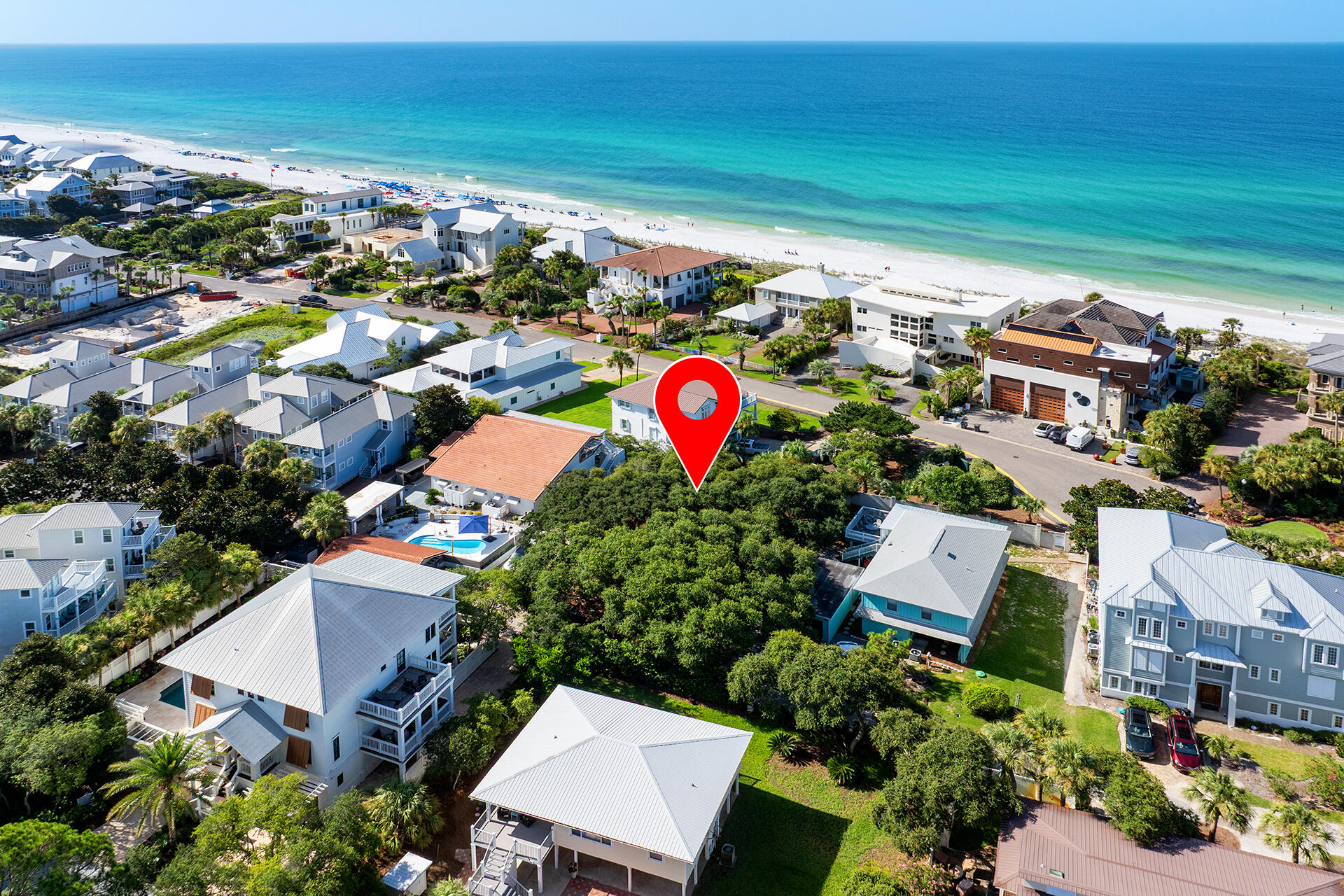 Rare opportunity to own one of the few remaining vacant homesites south of 30A with access to a private beach! Whether you're envisioning your dream coastal retreat or a high-performing vacation rental, this exceptional property offers the perfect setting.

Nestled on charming Vail Lane in the heart of Dune Allen, this homesite captures the timeless appeal of ''Old 30A,'' where quiet streets and a limited number of homes create a peaceful, highly sought-after neighborhood.

Ideal homesite offering Gulf views beginning at approximately 35 feet and expanding through 45+ feet allowing for a coastal residence with impressive views from multiple living levels. 

Future owners of this lot and their guests may enjoy the convenience of direct beach access, an extraordinary amenity. Please refer to the ''Private Beach Access'' document in the Documents section for complete details.

Please note that the owners recently completed an approved lot line adjustment, resulting in new dimensions of 65' x 100' (.15 acres). See the ''Lot Shift Approval'' document in the Documents section for additional information.

Showing Information: Visitors touring the property will not have access to the private beach. Beach access may only be provided when accompanied by the listing agent.