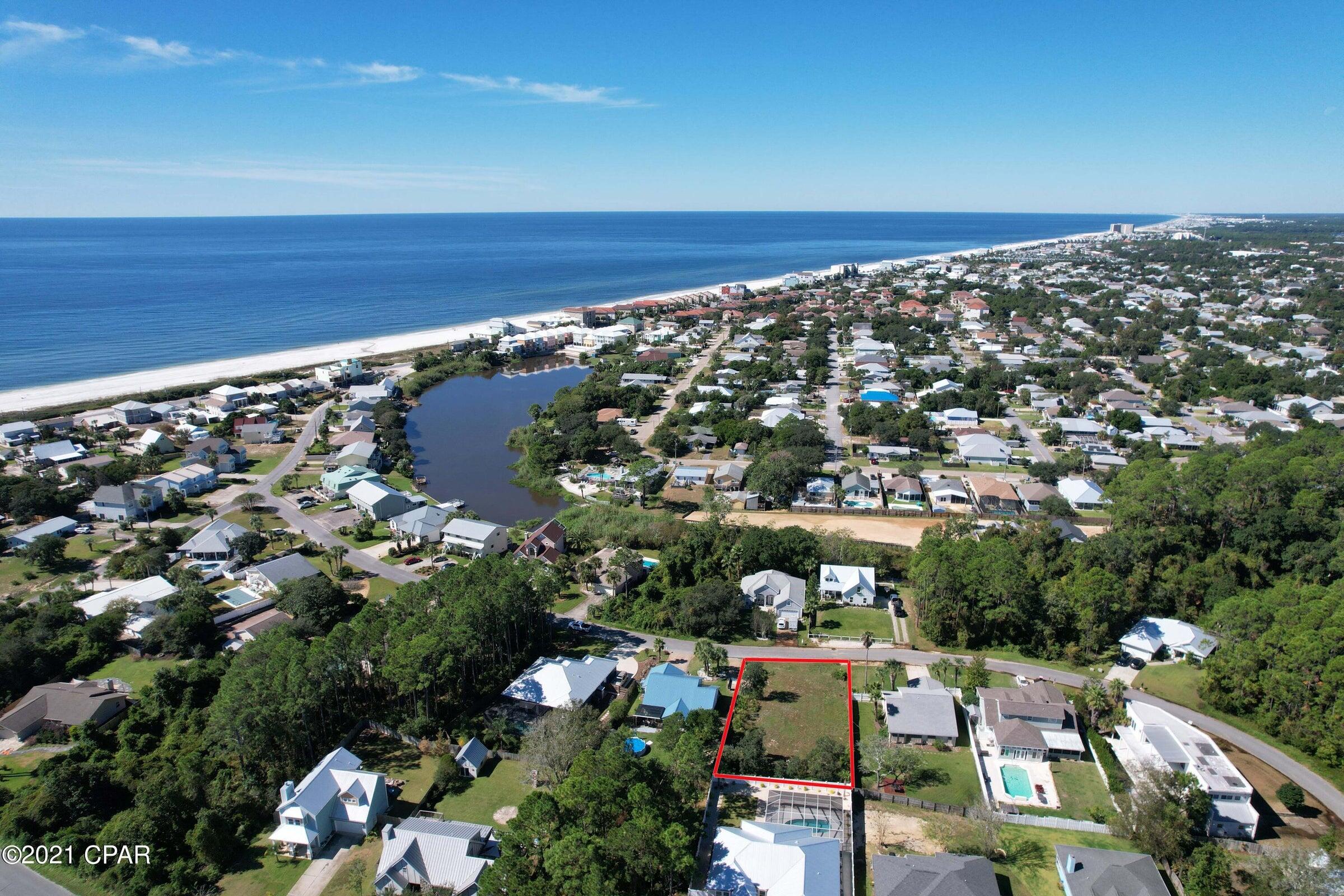 Prime cleared lot in West Panama City Beach! Lot is 75-foot-wide (not your standard 50 feet) comes with no HOA, underground utilities, and is steps from the world's most stunning beaches. Quick access to Pier Park, the airport, 30A, and all the best of Panama City Beach. Don't wait--call now! Short term rentals allowed!