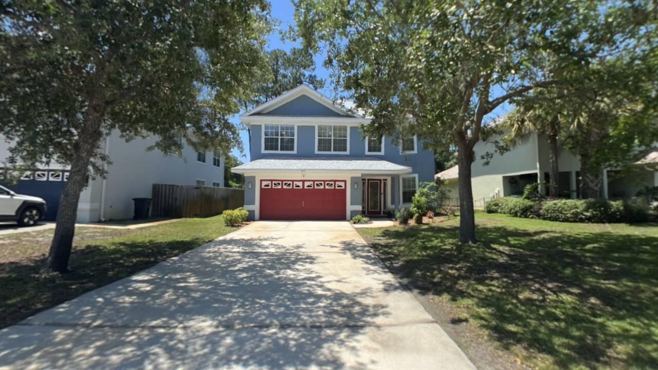 Coastal Convenience & Spacious Living in Driftwood Estates with 10K for new flooring or interest rate buy down with approved contract! Welcome home to a beautifully proportioned 4-bedroom, 3-bathroom residence nestled in the heart of the highly sought-after Driftwood Estates community. Spanning 2,261 square feet, this light-filled home offers a floor plan that balances privacy with open-concept family living.

Step inside to find open living areas featuring tile and carpet flooring, a spacious kitchen perfect for morning breakfasts, and an expansive primary suite complete with an attached bath. The two story layout makes day-to-day living effortless with a bedroom/office on the first floor. Outside, the property sits on a generous 7,370 sq. ft. lot with the backyard overlooking the the catch and release pond with Pear, Mulberry, Tangelo, Satsuma Mandarin, Blueberries, Blackberries, Strawberries, Plum, Pineapple, Guava, Banana trees, and featuring a low-maintenance stucco exterior and a private attached garage. 
Living in Driftwood Estates embraces a coastal lifestyle. The community boasts an incredible 11-acre park equipped with pickleball and tennis courts, soccer fields, basketball courts, a playground, and serene nature trails and minutes away from the white sands of the Emerald Coast, dining and shopping.  Whether you are looking for a primary home or investment property this Santa Rosa Beach gem is ready for its next chapter.  Buyer to verify all info.