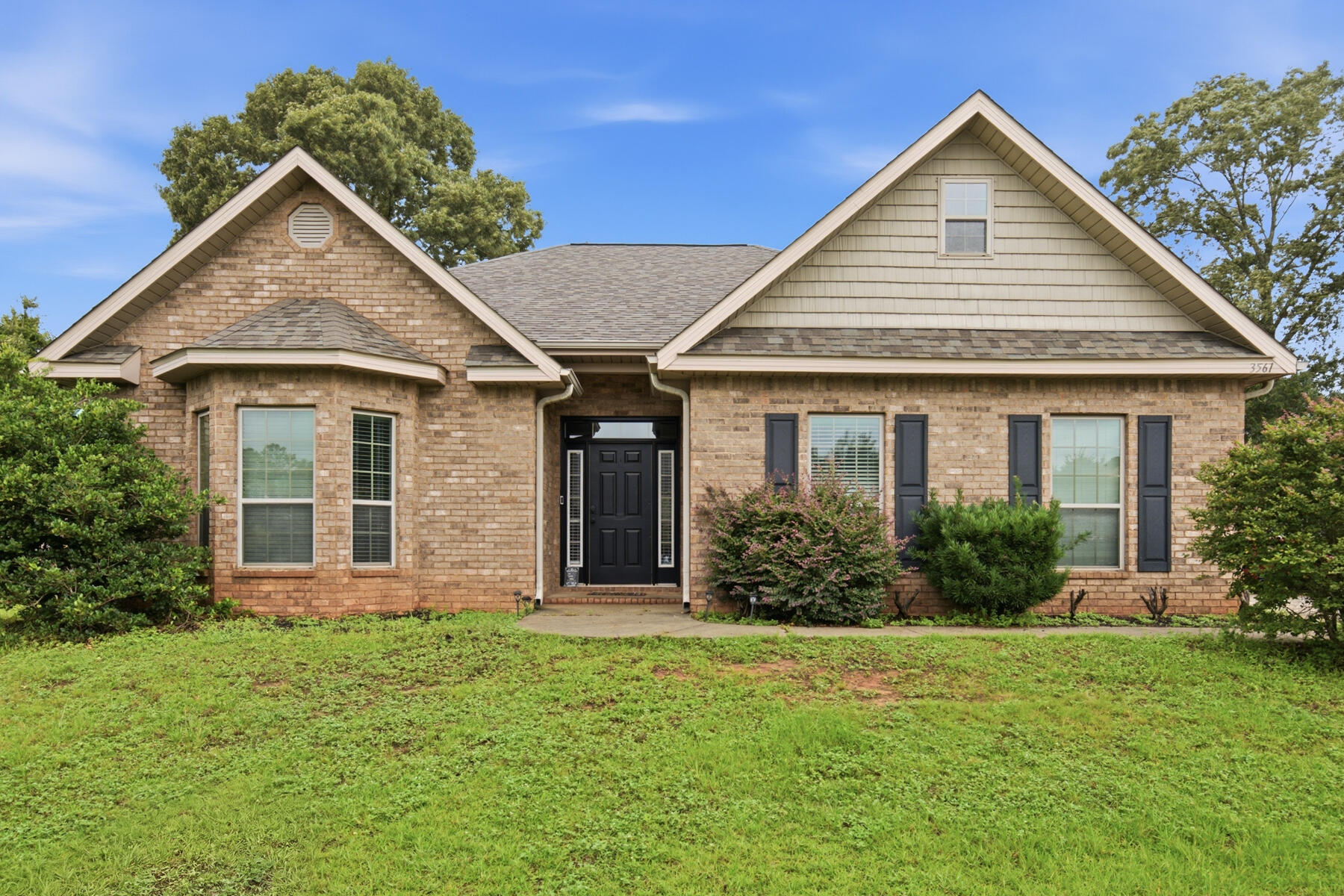 Welcome home to this charming traditional brick home, ideally situated on a quiet street in a beautiful, established subdivision known for its welcoming atmosphere and excellent schools. Combining timeless appeal with modern updates, this move-in-ready home has so much to offer.

This 3-bedroom, 2-bath home features a thoughtfully designed floor plan that's perfect for both everyday living and entertaining. The spacious living areas flow seamlessly, creating an inviting space for gathering with family and friends.

The home has been tastefully updated with new flooring installed in 2024 and a brand-new roof replaced in 2025, offering peace of mind for years to come. The kitchen features elegant granite countertops, stainless steel appliances, and plenty of workspace for preparing meals and entertaining guests.

Step outside to enjoy the large, private backyard and spacious back patio--ideal for cookouts, relaxing evenings, or simply enjoying your own outdoor retreat.

Additional features include a Ring doorbell and Nest camera system, providing added convenience and security.

With its classic brick exterior, modern updates, fantastic layout, and desirable location, this home is the perfect place to call home. Don't miss your opportunity to make it yours--schedule your private showing today!