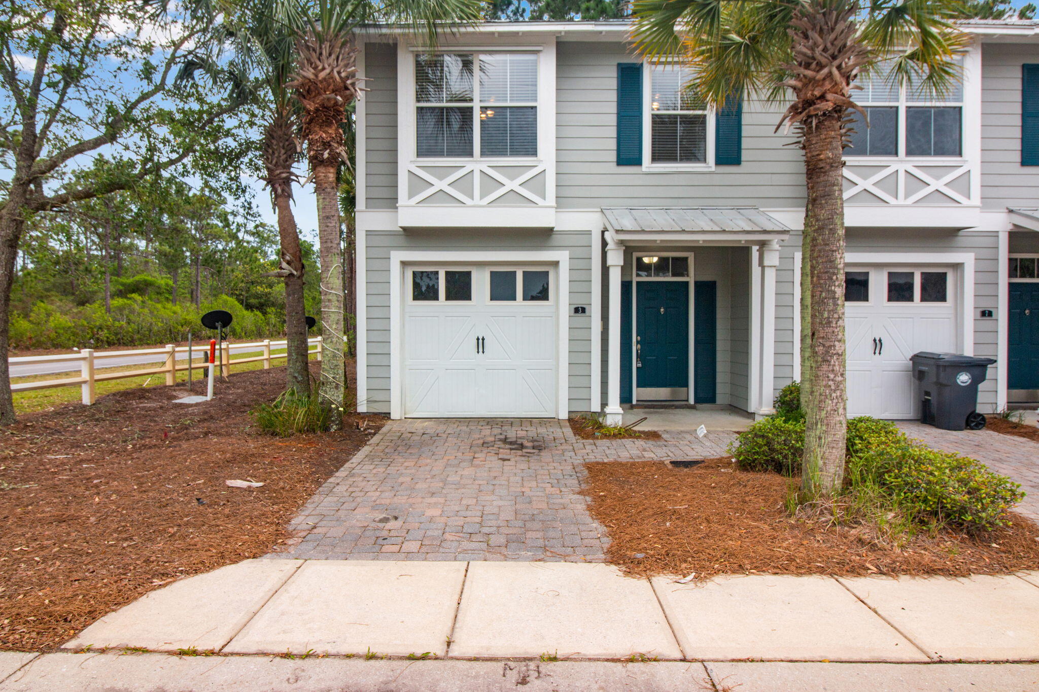 Located in the highly desirable Eagle Bay community of South Walton, this spacious 3BR/2.5BA corner townhome offers the perfect combination of comfort, convenience, and coastal living. Ideally situated between Sandestin and Scenic Highway 30A, you'll enjoy being just a short walk to the bay and only minutes from the sugar-white beaches, shopping, dining, and entertainment South Walton is known for.

Inside, the home features a bright and functional layout with tile flooring throughout the foyer, kitchen, and downstairs half bath. The kitchen is designed for both style and practicality, complete with stainless steel appliances, granite countertops, and a built-in wine rack. Just off the living area, step onto the covered patio overlooking a peaceful green space the perfect place to relax and unwind.

All three bedrooms are conveniently located upstairs, along with two full bathrooms and the laundry area, offering both privacy and everyday functionality. Additional features include a single-car garage for added storage and convenience.