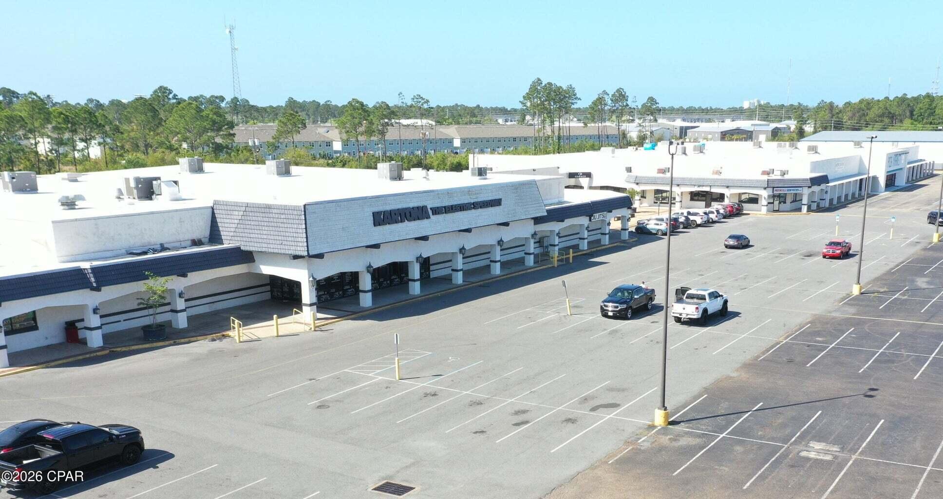 33,387 Square Feet Available for lease in Beachwalk Shopping Center. The former Kartona Electric Speedway (go cart track) space is now available for lease. Originally a Delchamps Grocery Store. The 33,387 square foot retail space is currently the largest retail space available in Panama City Beach. Ideal for retail, showroom, and family entertainment. Tremendous signage and exposure to U.S. Highway 98 and Navy Boulevard. Easy ingress and egress and a parking ratio of 8 per 1,000. Zoned General Commercial (GC-3), Unincorporated Bay County. Planet Fitness is leasing 20,000 sq. ft. in the former Lindsey's Furniture/Walmart space in the west-end of Beachwalk Shopping Center. Call for details and to schedule a tour.