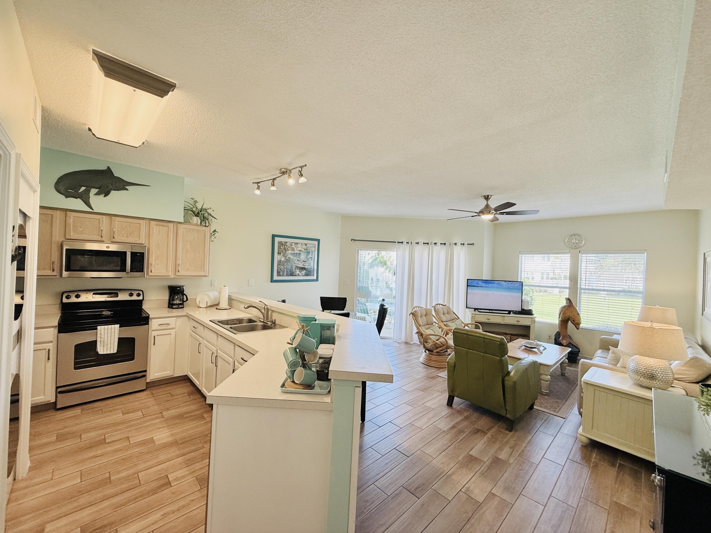 Welcome to 775 Gulf Shore Drive, Unit 9126, located just steps from the beach in the highly sought-after Sandpiper Cove resort community in Destin. This well-maintained 1-bedroom, 1-bath condo with a hallway bunk bed offers approximately 794 square feet of comfortable coastal living. Ideally situated, the unit is just steps from the main pool off the back deck, the marina and the sugar-white sands and emerald waters of the Gulf.

Perfect as a turnkey vacation rental, second home or beach getaway, this well-maintained condo comfortably sleeps 5-6 guests and offers excellent income potential in one of Destin's most sought-after short-term rental communities. The functional layout features a spacious primary bedroom, hallway bunk bed for additional guests and an inviting living area designed for relaxing after a day at the beach. Thoughtfully updated and carefully maintained, recent improvements include a coastal-rated HVAC system (2023), Rheem water heater (2021), LG WashTower (2023), Amana dishwasher and GE microwave. Additional upgrades include refinished kitchen and vanity cabinets, added upper kitchen cabinetry for extra storage, glass shower doors, updated ceiling fans, bedroom sconces, living room drapery and window blinds.

Whether you're searching for a turnkey vacation rental, investment property, or personal beach retreat, Sandpiper Cove Unit 9126 offers the perfect combination of location, updates, amenities and rental potential right in the heart of Destin.

Sandpiper Cove spans 43 acres and offers one of Destin's most amenity-rich resort environments with over 1,100 feet of private beachfront, five swimming pools (two heated), three hot tubs, tennis and pickleball courts, a 9-hole par-3 golf course, marina access, shuffleboard courts and on-site dining including the award-winning Louisiana Lagniappe restaurant and the popular beachfront Sand Flea Beach Bar. Owners and guests also enjoy seasonal beach service and convenient access to the Destin Harbor, HarborWalk Village, grocery, shopping, dining, gyms, water taxi and entertainment.

**Please note that all dimensions and information provided are subject to verification by the buyer.