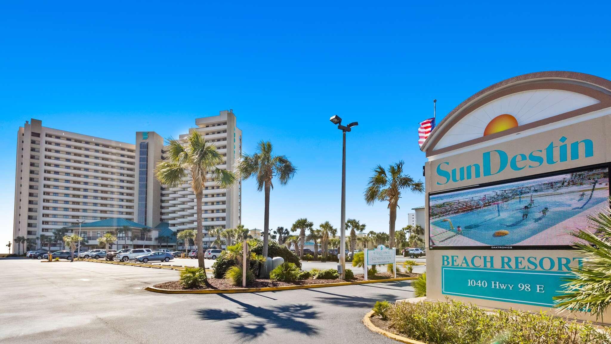 Unit 615 at SunDestin Beach Resort delivers what beachfront buyers are looking for: genuine Gulf views, private beach access, and a proven address in the heart of Destin. The view from the private balcony frames the Gulf beautifully, with sugar-white sand below and emerald water stretching to the horizon. It is the kind of view that makes every morning feel like a vacation.
This fully furnished one bedroom, one and a half bath condo is move in ready and positioned in a building with a long standing reputation as one of the strongest performing rental properties on the Emerald Coast. SunDestin's 100 yards of private, deeded beachfront is a genuine differentiator, giving owners and guests direct access to the sand without the crowds or hassle of public beach access.
The resort's amenities speak for themselves: a newly renovated outdoor pool, an outdoor hot tub, a splash pad, a fully equipped fitness facility, sauna, steam room, an on-site restaurant, a tiki bar, and seasonal beach chair and umbrella service.
Centrally located in the heart of Destin and minutes from Harbor Walk, premier dining, live entertainment, and world class fishing, SunDestin consistently draws the kind of loyal repeat guests that keep occupancy strong season after season.
This is beachfront ownership done right! Come see it for yourself!