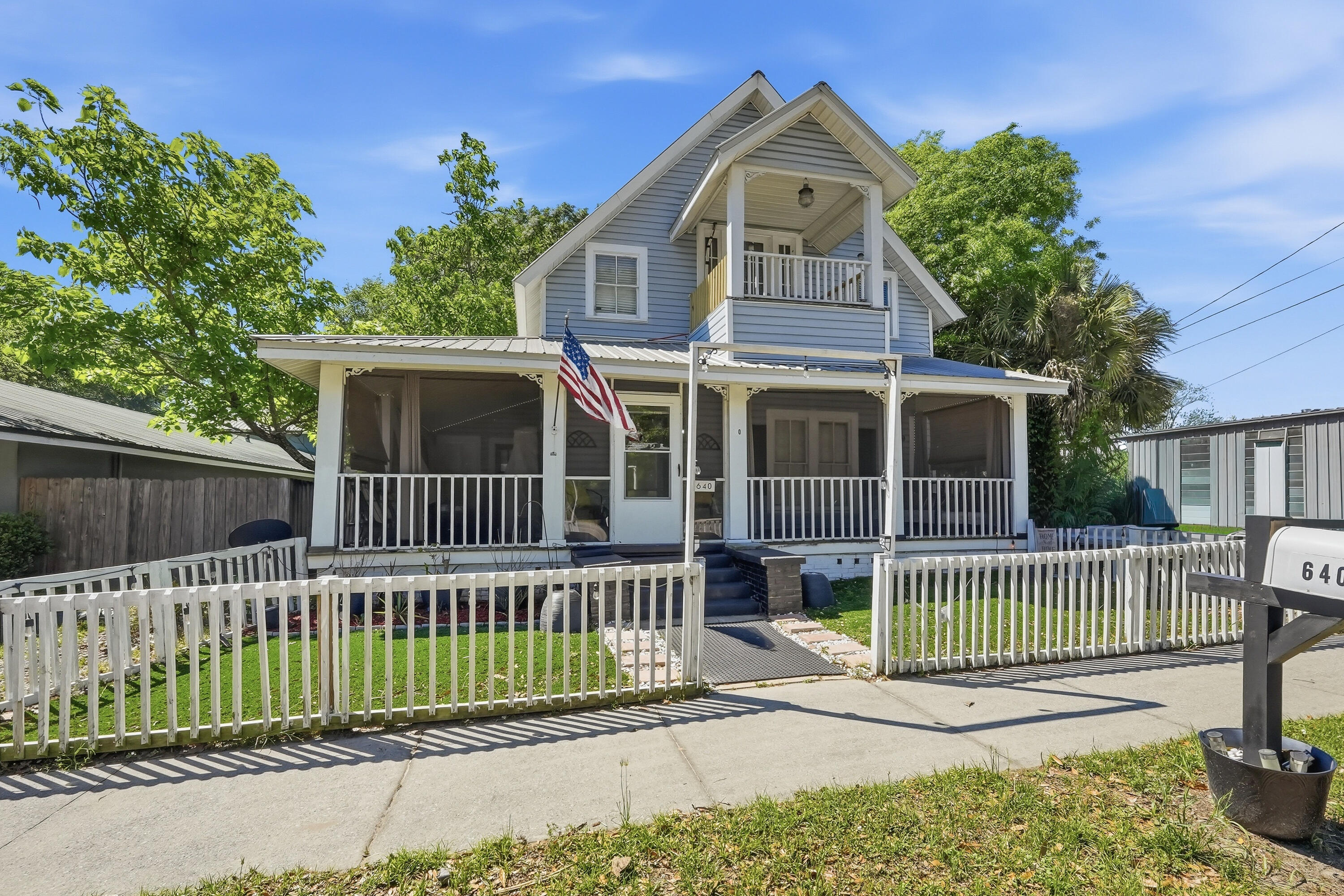 Step into timeless charm with this beautifully updated 1910 Craftsman-style home located in the heart of historic downtown DeFuniak Springs. Situated on E Nelson Avenue, this two-story property offers 2,347 square feet, featuring 3 bedrooms and 2 full bathrooms, blending classic architectural character with thoughtful modern upgrades.

From the moment you arrive, you're welcomed by a spacious, full-width front porch and classic curb appeal that captures the essence of early 20th-century design. Inside, the home showcases a stunning mix of historic detail and contemporary finishes. The grand staircase makes an immediate impression, complemented by custom wall trim and a bright, open feel. The updated kitchen is both stylish and functional, featuring modern cabinetry, upgraded countertops, stainless appliances, and a central island perfect for gathering or entertaining. Natural light pours in through large windows, highlighting the clean finishes and inviting layout.

Adding to the home's unique character, you'll find a hidden door on the first floor that leads to a private man-cave/bar room--a standout feature that's perfect for entertaining or relaxing. Upstairs, the spacious primary suite is enhanced by an entire room dedicated as a walk-in closet, offering exceptional storage and flexibility.

Step outside to enjoy the Florida lifestyle with a screened-in back porch that opens onto a wooden patio, creating a seamless indoor-outdoor flow ideal for gatherings. The property also includes an outdoor workshop with electricity, ready for hobbies, storage, or additional workspace.

Located in the historic district of downtown DeFuniak Springs, this property offers a rare opportunity with flexible zoning for both residential and commercial use--perfect for a primary residence, office space, or mixed-use investment.

If you're looking for a property that combines history, charm, unique features, and versatility, this one truly stands out.