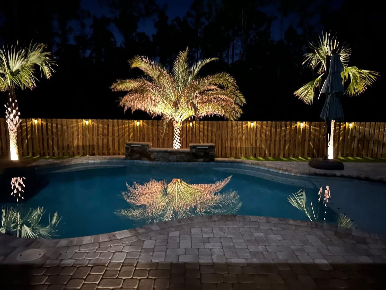Welcome to luxury living in The Sanctuary on 5694 Oak Haven.

Tucked inside one of the area's most secluded and beautifully maintained neighborhoods, this exceptional pool home offers the kind of curb appeal and meticulous care that immediately stands out the moment you arrive. With underground utilities, elegant street lighting, and a low HOA, the community itself reflects pride of ownership from every neighbor along the street. From the moment you pull up, the stunning presentation sets the tone. Lush zoysia grass with a full irrigation system, expansive paver driveway, walkways, and pool decking, and professionally maintained landscaping create a truly impressive exterior. The home is perfectly positioned near a quiet cul-de-sac with one way in and out, eliminating cut-through traffic and creating a peaceful setting families truly appreciate.

Step inside and you'll immediately notice the sellers' exquisite attention to detail. Elegant **crystal glam chandeliers--even in the hallways--**add a touch of luxury throughout the home. The thoughtful split floor plan offers four spacious bedrooms, along with a private office with custom cabinetry, ideal for working from home while remaining tucked away from the main living areas.

The heart of the home flows beautifully into the backyard oasis. Your gunite pool with a soothing fountain creates the perfect atmosphere for relaxation while surrounded by gorgeous paver decking. Entertain effortlessly in the grilling gazebo, complete with a flat-top hibachi grill, Green Egg smoker, and oversized bar-top counter with seating--all conveying with the home and making this one of the most move-in-ready outdoor entertaining spaces on the market. And, if your own backyard oasis isn't enough, you'll only be 1 mile from the Woodlawn boat ramp!

Inside, the home features tile flooring throughout (no carpet), gas appliances, and a cozy gas-burning fireplace perfect for cooler evenings. The primary suite is a retreat, featuring a spacious spa-style bathroom that leads directly into a large walk-in closet with all-wood custom shelving--no wire racks anywhere. Even better, the laundry room connects directly to the closet, making everyday living effortless.

The additional bedrooms are privately situated on the opposite side of the home, providing comfort and separation for family or guests.

Outside, the backyard offers the privacy everyone hopes for, with a recently stained wood fence that preserves its natural beauty, while a whole-house generator system provides peace of mind year-round.

The home is slightly elevated leading to a wide double-car garage, allowing for excellent drainage and no standing water during heavy rains. There is an expansive amount of storage for the new homeowners in the garage as well. 

Every inch of this home reflects meticulous care--the floors, the walls, the finishes--everything has been maintained to an exceptional standard. Homes like this rarely become available in The Sanctuary at Oak Haven, where pride of ownership and peaceful living define the neighborhood. Keep an eye out for upcoming OPEN HOUSE dates--this is one you will not want to miss!! 

Welcome home.