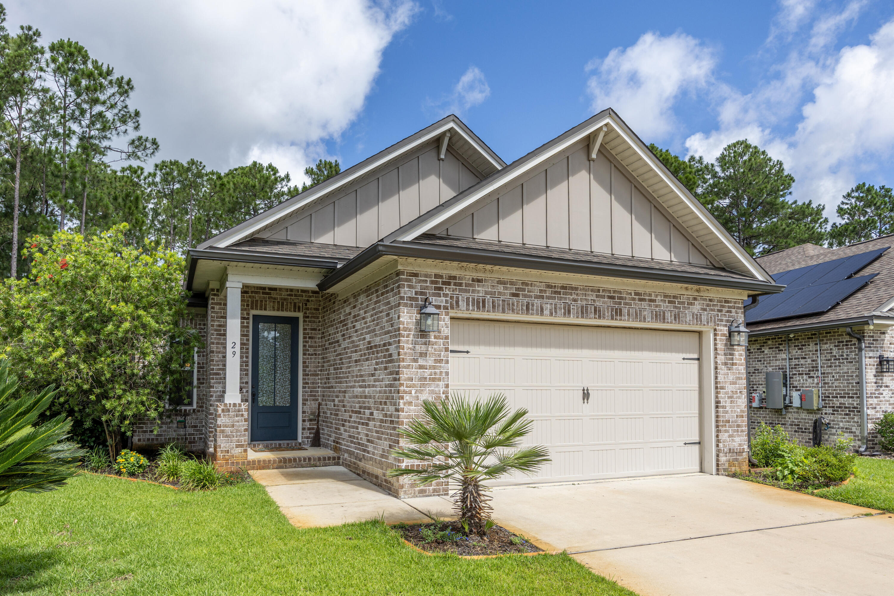 ***Seller offering $10,000 toward buyer closing costs! ***
Located in the desirable Marina Village subdivision near 30A, this beautifully maintained Randy Wise home backs up to a peaceful pond with no future development behind it, offering privacy and a beautifully landscaped yard. Community amenities include a neighborhood pool, playground, marina within walking distance, and nearby Choctaw Beach. Conveniently located near grocery stores, a learning academy, water park, and sports complex featuring tennis, pickleball, baseball, soccer, and basketball courts.

Inside, enjoy a welcoming foyer leading into the spacious family room with recessed lighting, trey ceilings, and LVP flooring throughout the main living areas. The kitchen features granite countertops, ceramic subway tile backsplash, stainless steel Frigidaire Professional appliances, flat-top electric stove, French door Whirlpool refrigerator, bronze cabinet hardware, and a walk-in pantry. Laundry room is plumbed for a sink.

The primary suite offers a large walk-in closet and luxurious bath with dual vanities, garden tub, separate water closet, and tiled shower with bench seating. Additional highlights include carpeted bedrooms, sprinkler system on a well, and a 2-car garage. Coastal living with comfort and convenience all in one!
