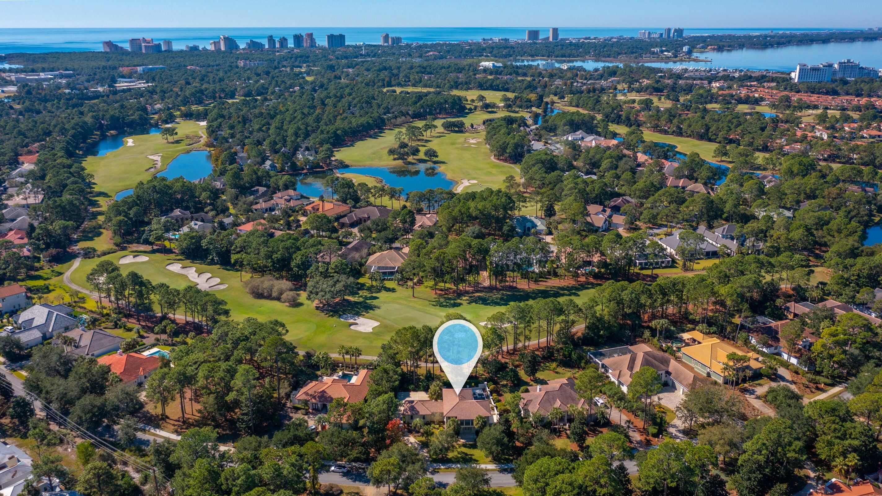 **PROFESSIONAL PHOTOS COMING SOON** PRICED TO SELL** PRICED BELOW COMPARABLE VALUE** POOL & HOT TUB** NATUREKAST OUTDOOR KITCHEN** GOLF COURSE VIEWS** Life inside the Sandestin Resort gates moves differently, and this beautiful residence on the 16th hole of Raven Golf Course puts you right at the center of it. Overlooking one of the Emerald Coast's most celebrated fairways, this home blends resort-caliber upgrades with the laid-back luxury Sandestin owners know well. Barefoot mornings start on fresh hardwood floors, newly laid through every upstairs bedroom and stairwell. Both upstairs bathrooms have been renovated, the kind of update you feel the moment you step in. Outside, the Naturekast summer kitchen is where evenings happen: grilling with a gulf breeze, drinks in hand, no reason to go anywhere. The saltwater pool and hot tub have been completely reimagined (2023) - PebbleTec finish, new tile, new heater, new pump, the only thing left to do is get in. A golf cart garage with custom built-ins keeps everything organized, and a flexible bonus room downstairs adapts to whatever your life needs most.